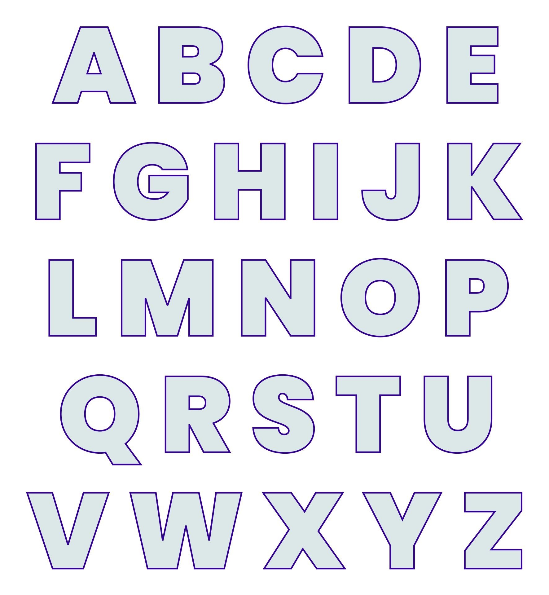 10 Best 3 Inch Alphabet Letters Printable PDF For Free At Printablee Free Printable Alphabet Letters Free Printable Letter Templates Printable Alphabet Letters - Free Printable 3 Inch Number Stencils
