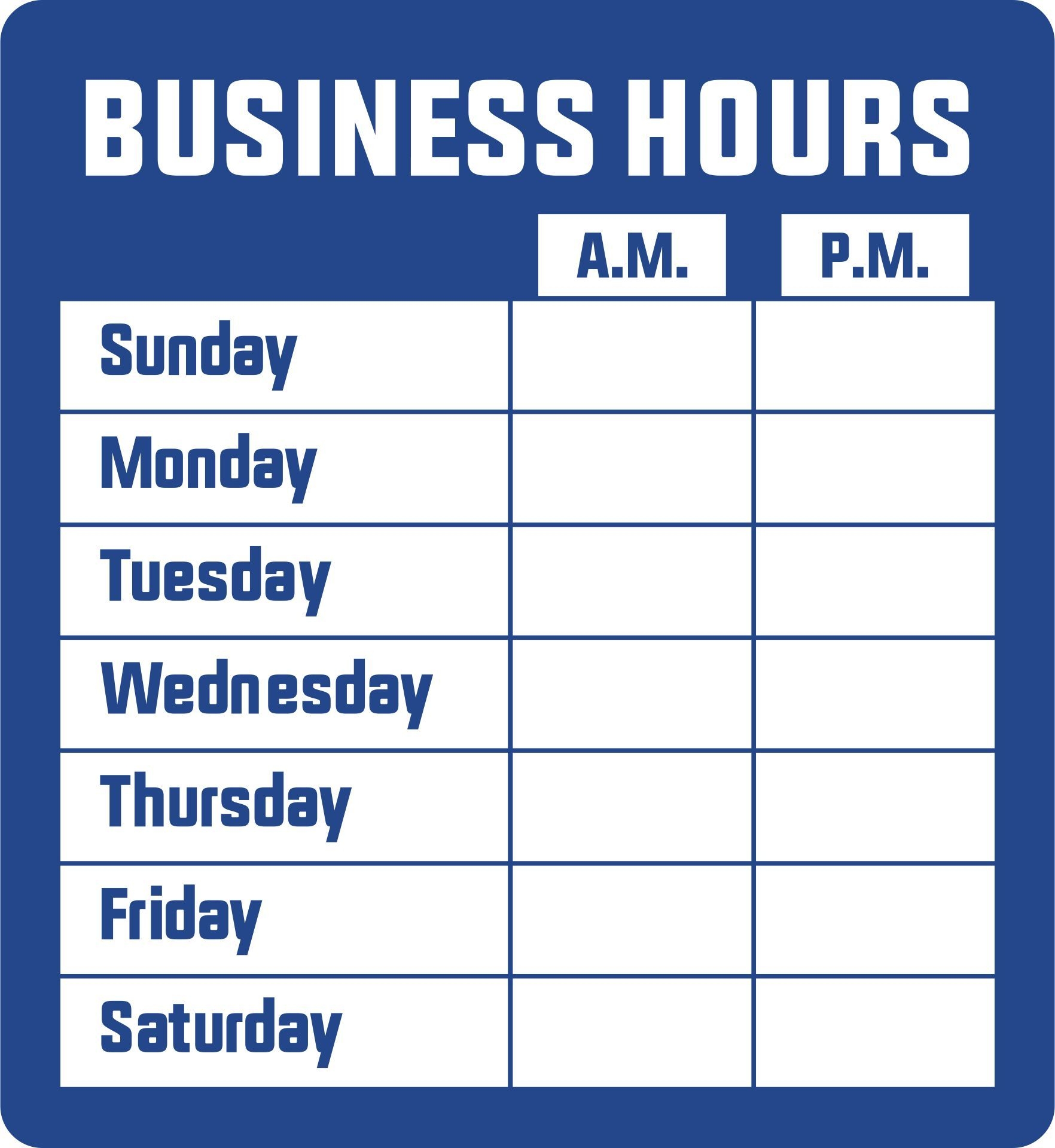 10 Best Free Printable Business Hours Sign Template PDF For Free At Printablee Business Hours Sign Business Template Store Hours Sign - Free Printable Business Hours Sign