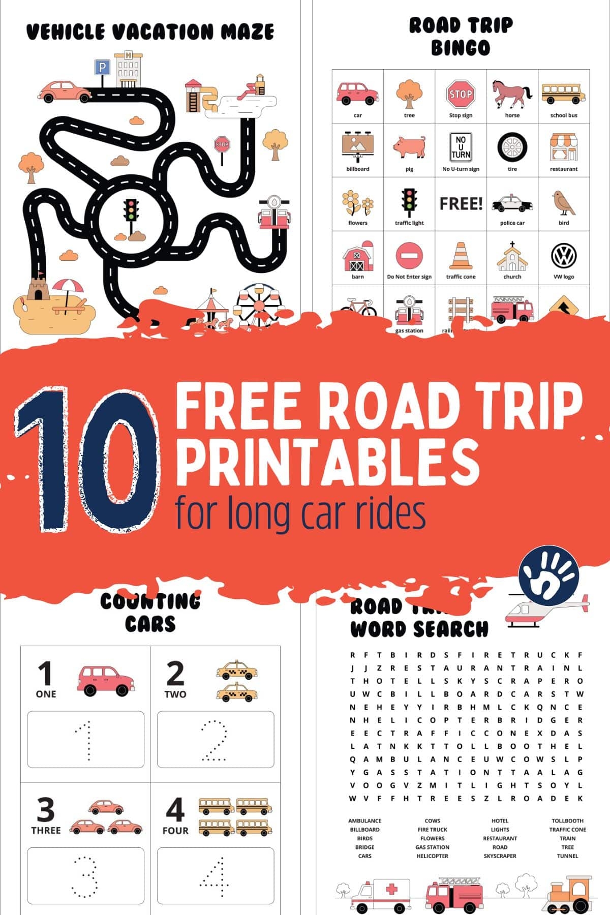 10 Free Road Trip Printables For Long Car Rides HOAWG - Free Printable Car Ride Games