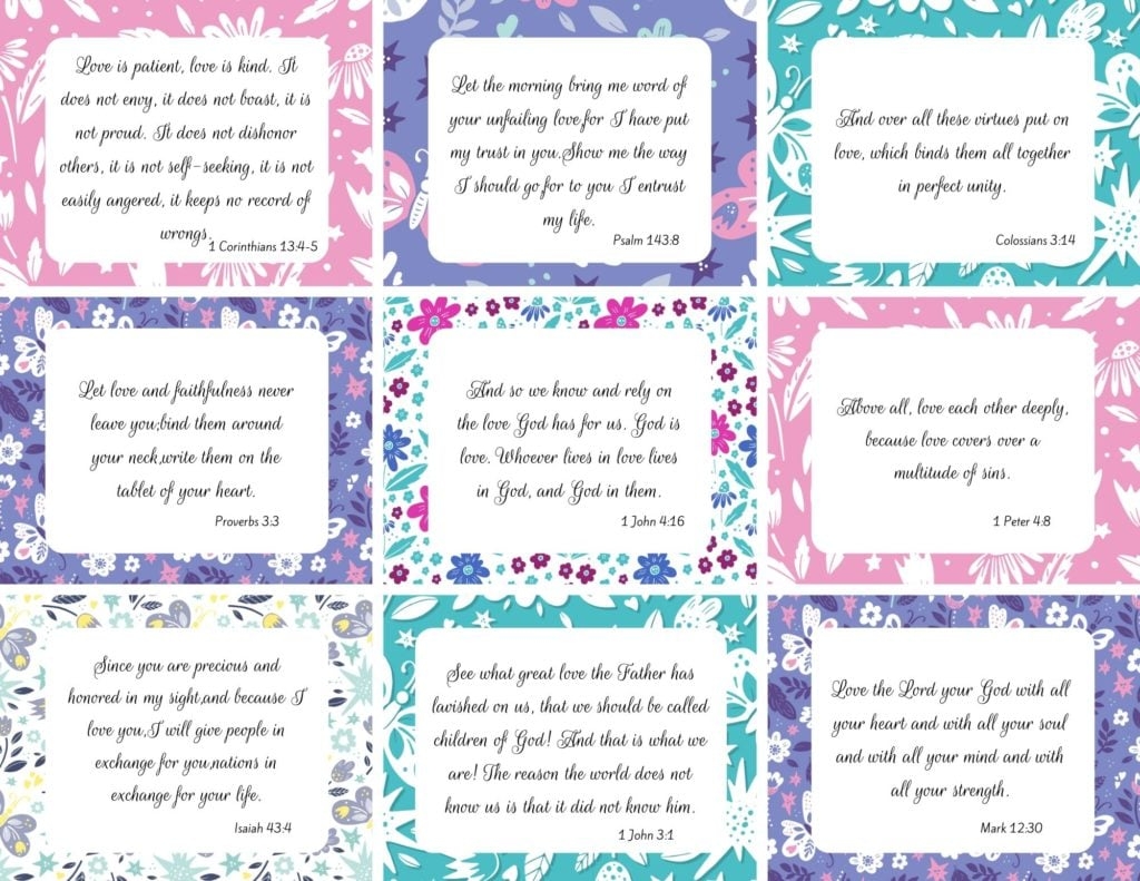 100 Amazing and FREE Printable Scripture Cards - Free Printable Christian Cards Online