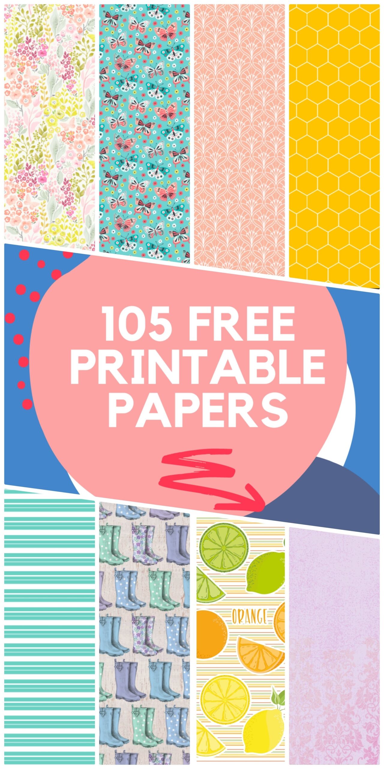 105 FREE Printable Papers - Free Printable Card Stock Paper