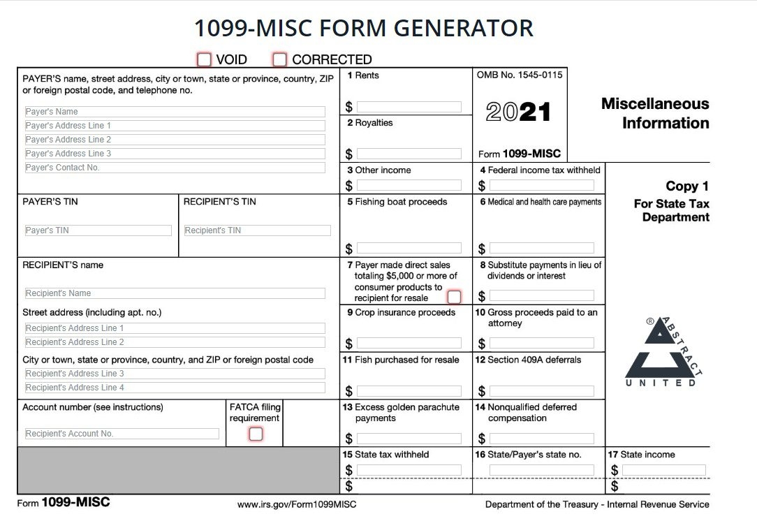 1099 Form Online Make Instant Form 1099 FREE PayStub Direct - Free Printable 1099 Form