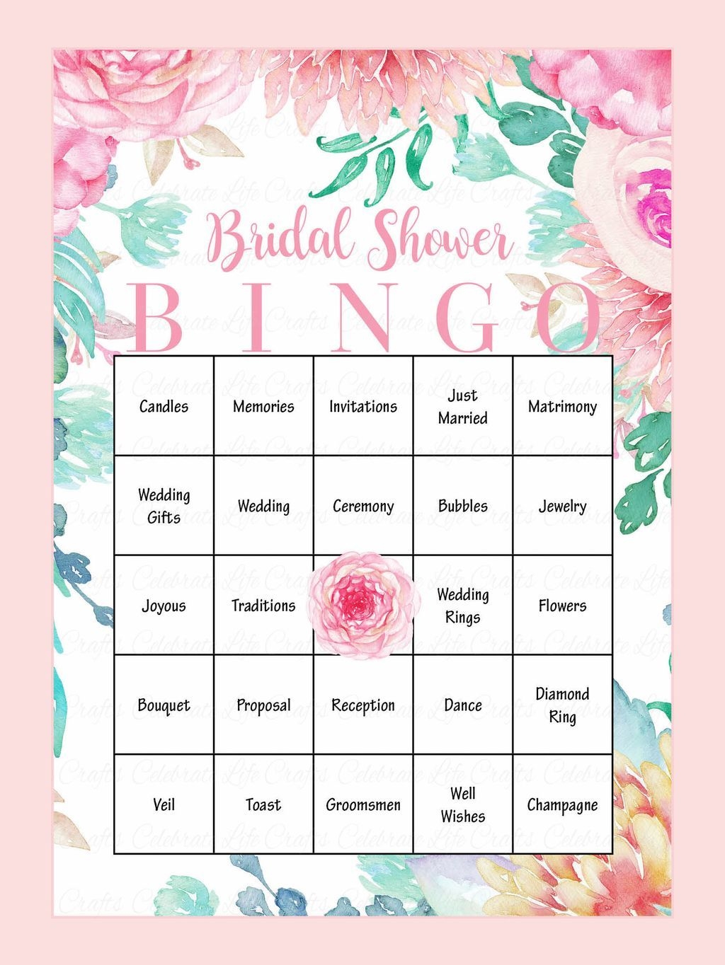 11 Printable Wedding Shower Games That Are Seriously So Much Fun Bridal Shower Bingo Bridal Shower Printables Printable Bridal Shower Bingo - Free Printable Bridal Shower Blank Bingo Games