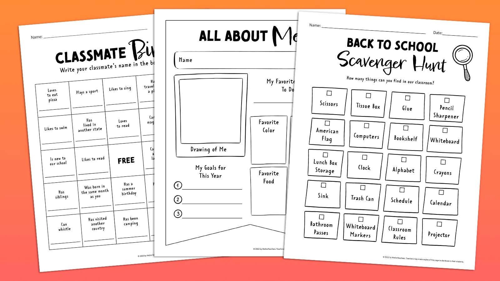 12 Fun First Day of School Worksheets Free Printables - Free Printable Back To School