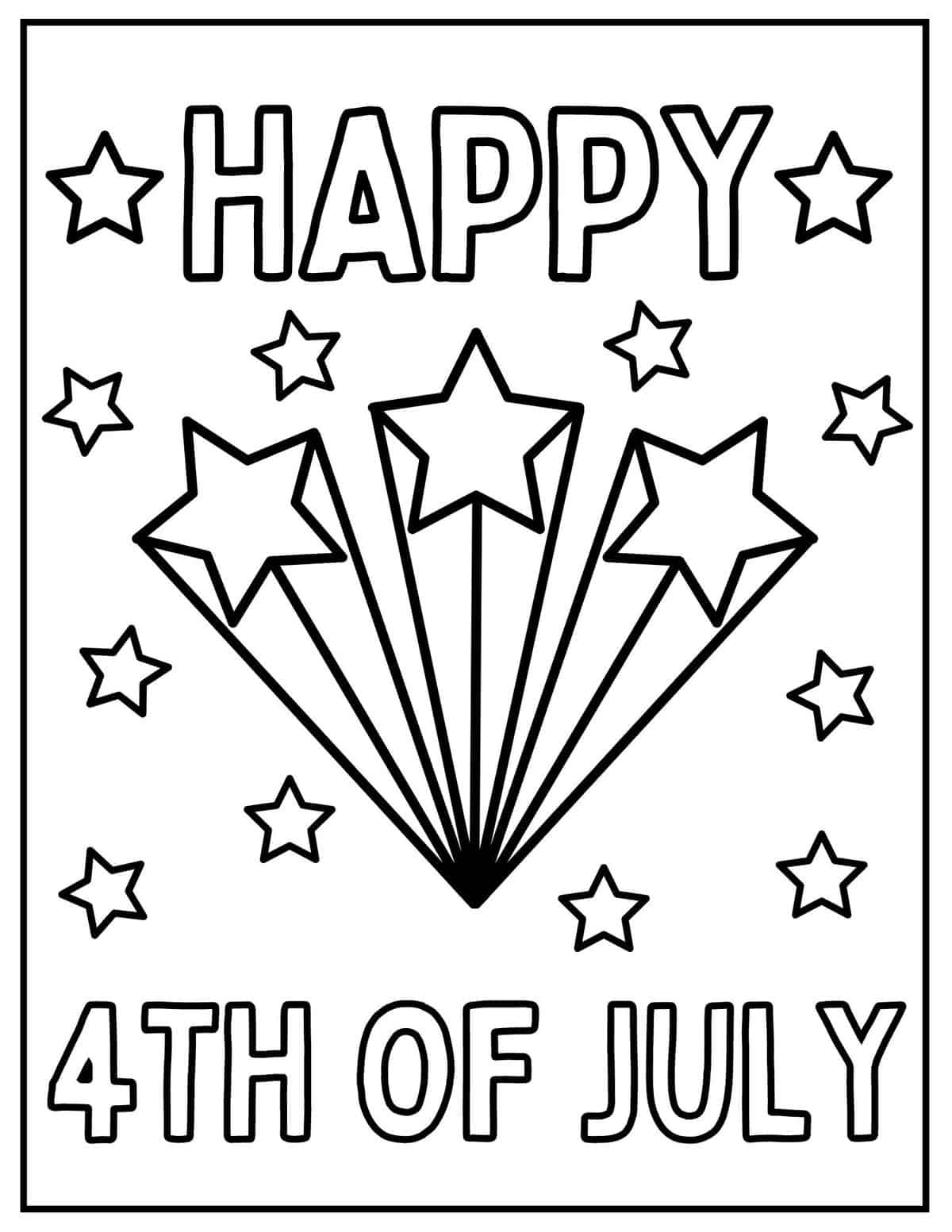 20 Free 4th Of July Coloring Pages Prudent Penny Pincher - Free Printable 4th of July Coloring Pages