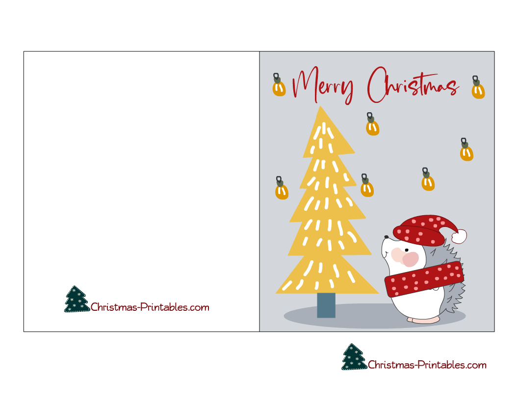 20 Free Printable Christmas Cards - Free Printable Christmas Card Templates