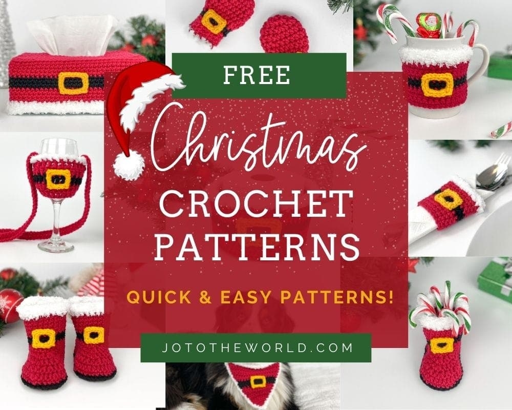 20 Quick Easy Free Christmas Crochet Patterns Jo To The World Creations - Free Printable Christmas Crochet Patterns