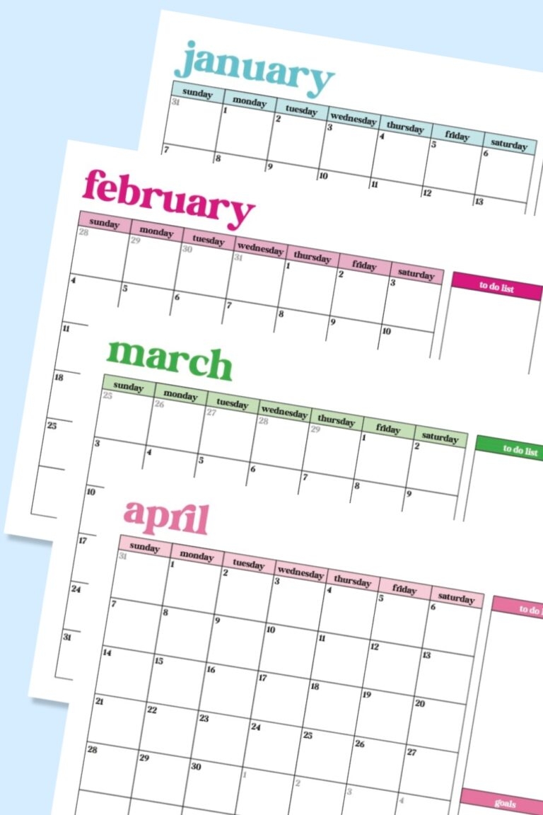 2017 Printable Monthly Calendar Pineapple Paper Co - Free Printable Agenda 2017