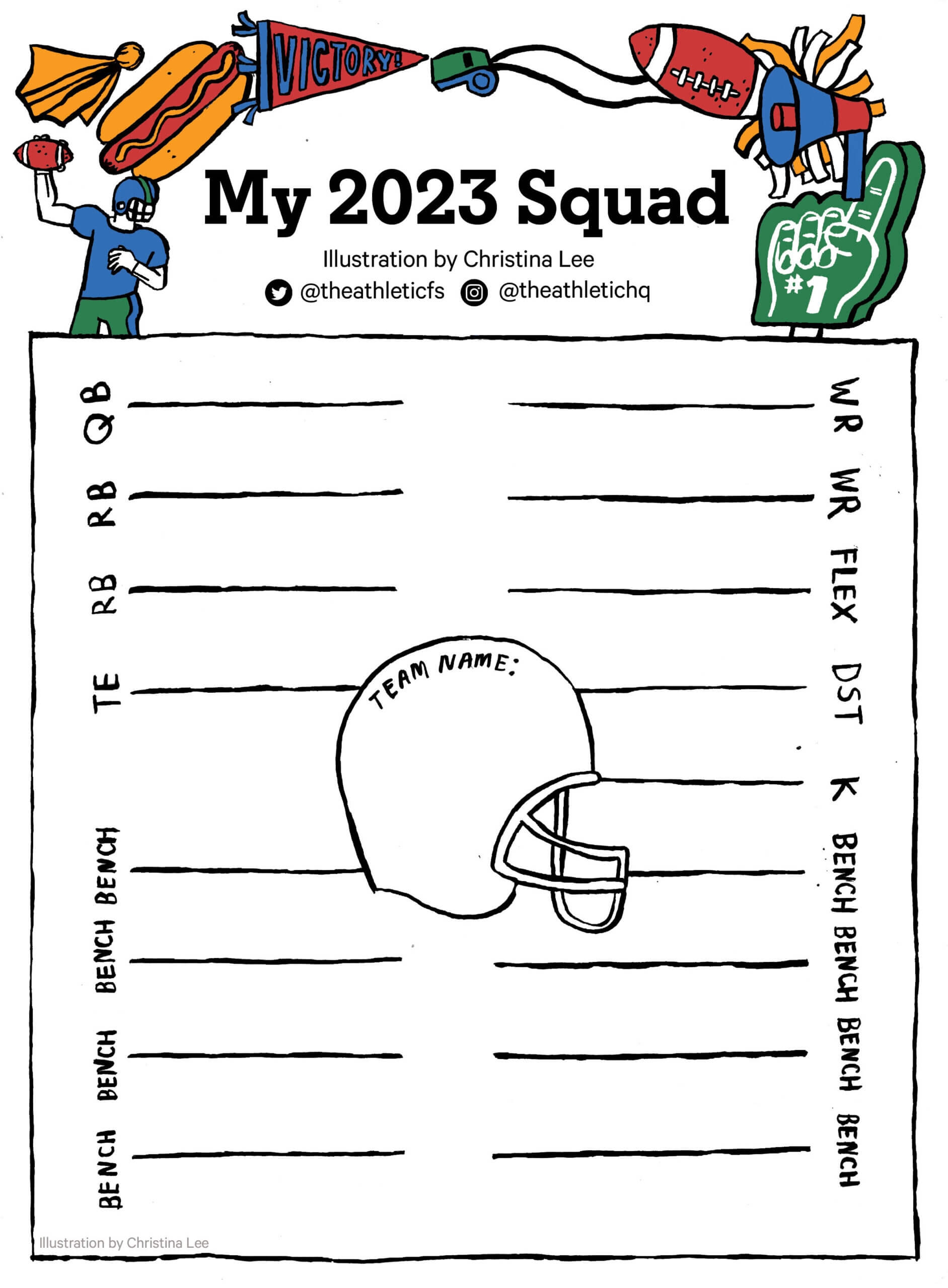 2023 Fantasy Football Guide Express What To Do If You Draft Tonight And Forgot and Don t Know What To Do The Athletic - Fantasy Football Draft Sheets Printable Free