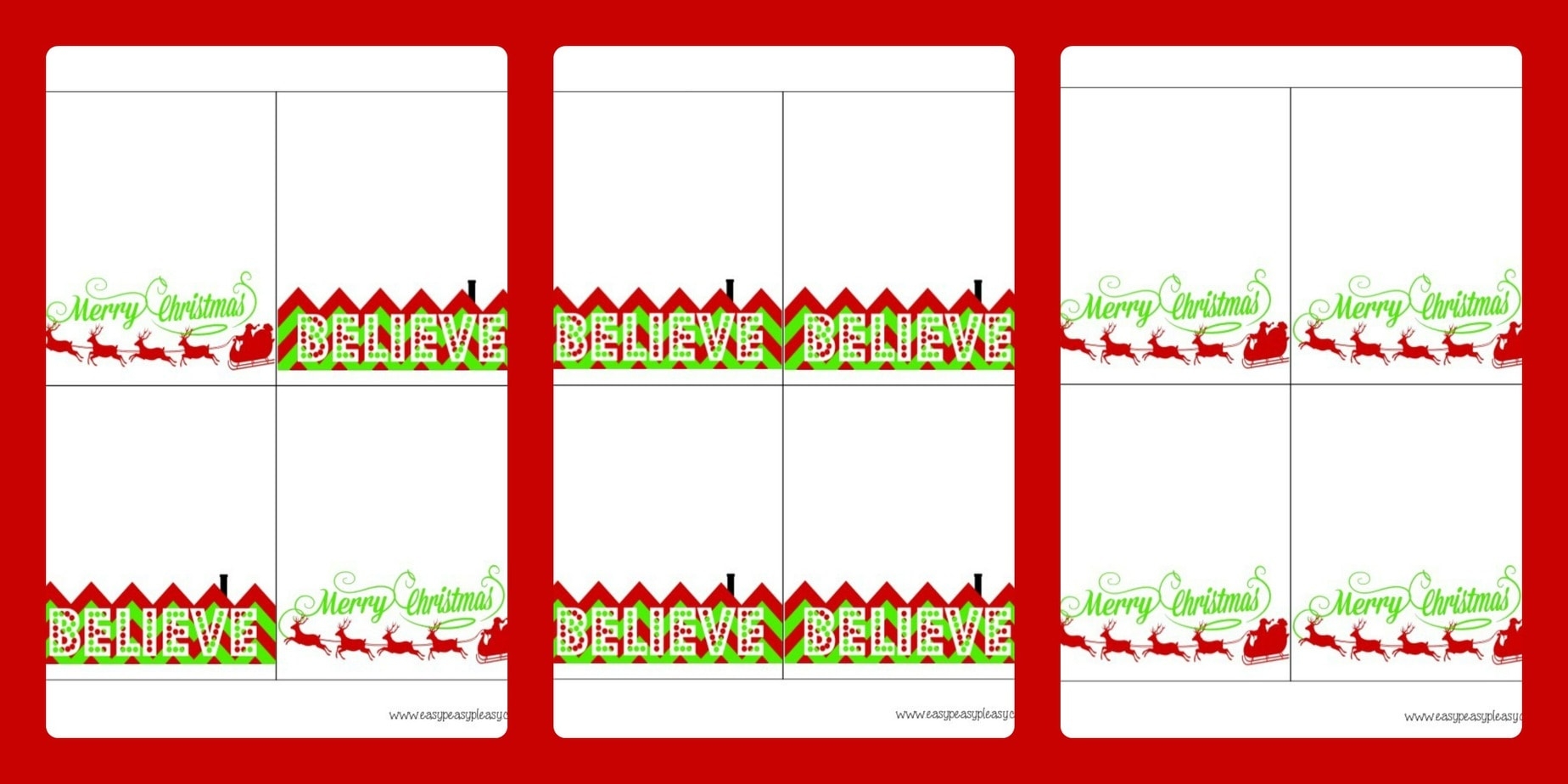 3 Free Printable Christmas Treat Bag Toppers Easy Peasy Pleasy - Free Printable Christmas Bag Toppers Templates