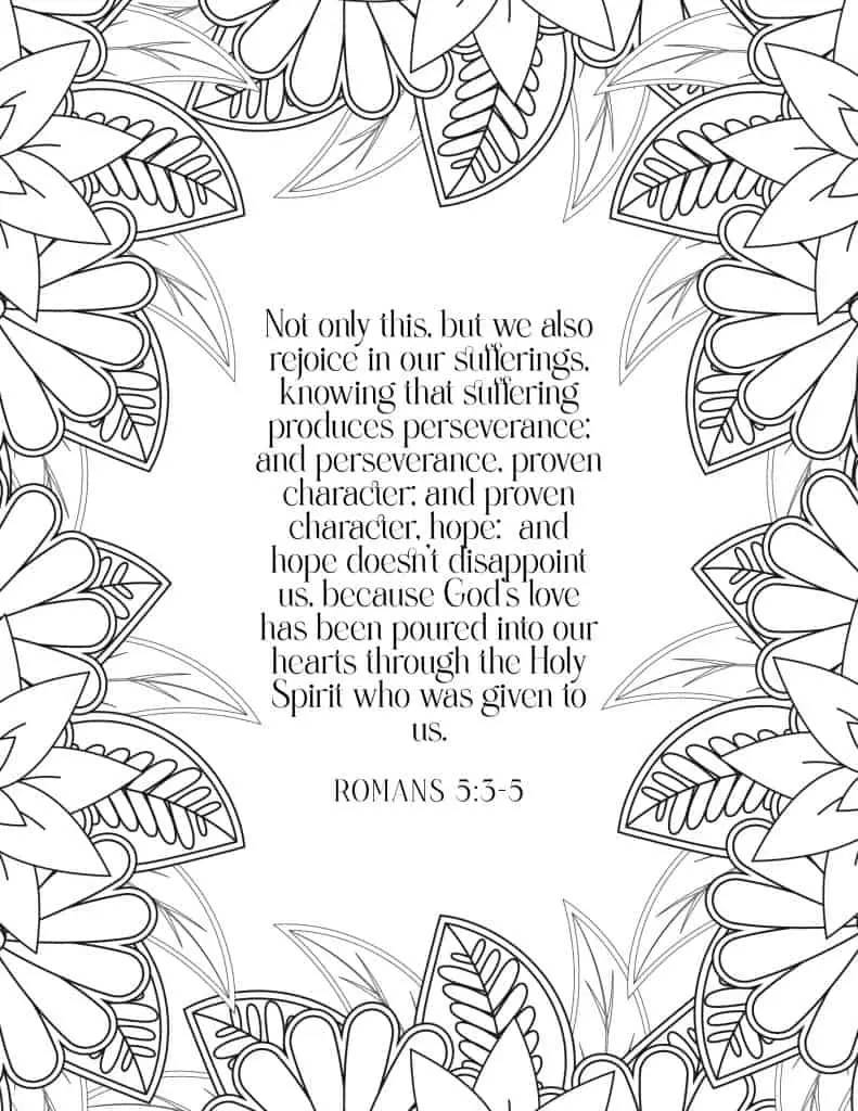 30 Printable Bible Verse Coloring Pages On Hope My Printable Faith - Free Printable Bible Coloring Pages With Scriptures