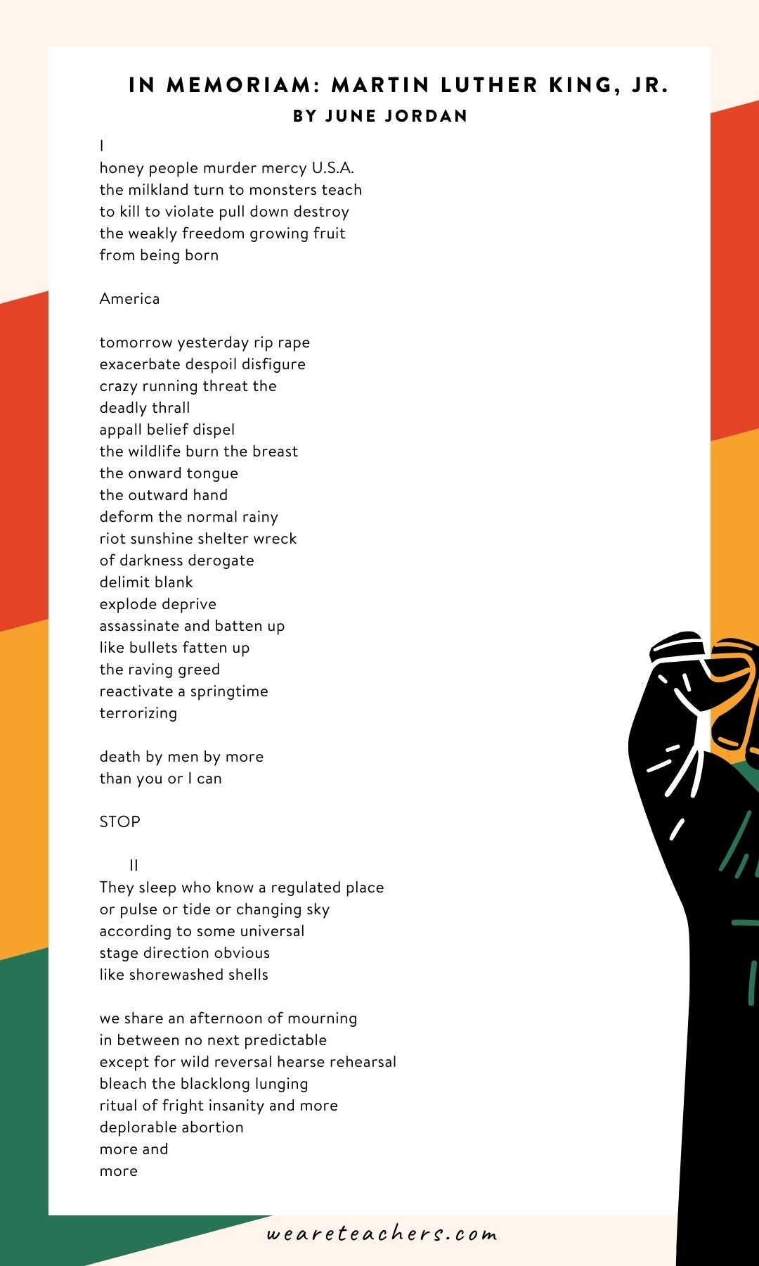 40 Powerful Black History Month Poems For Kids Teens And Adults - Free Printable Black History Skits For Church