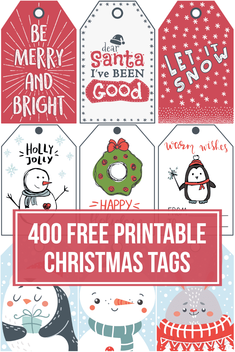 400 Free Printable Christmas Tags For Your Holiday Gifts - Free Online Gift Tags Printable