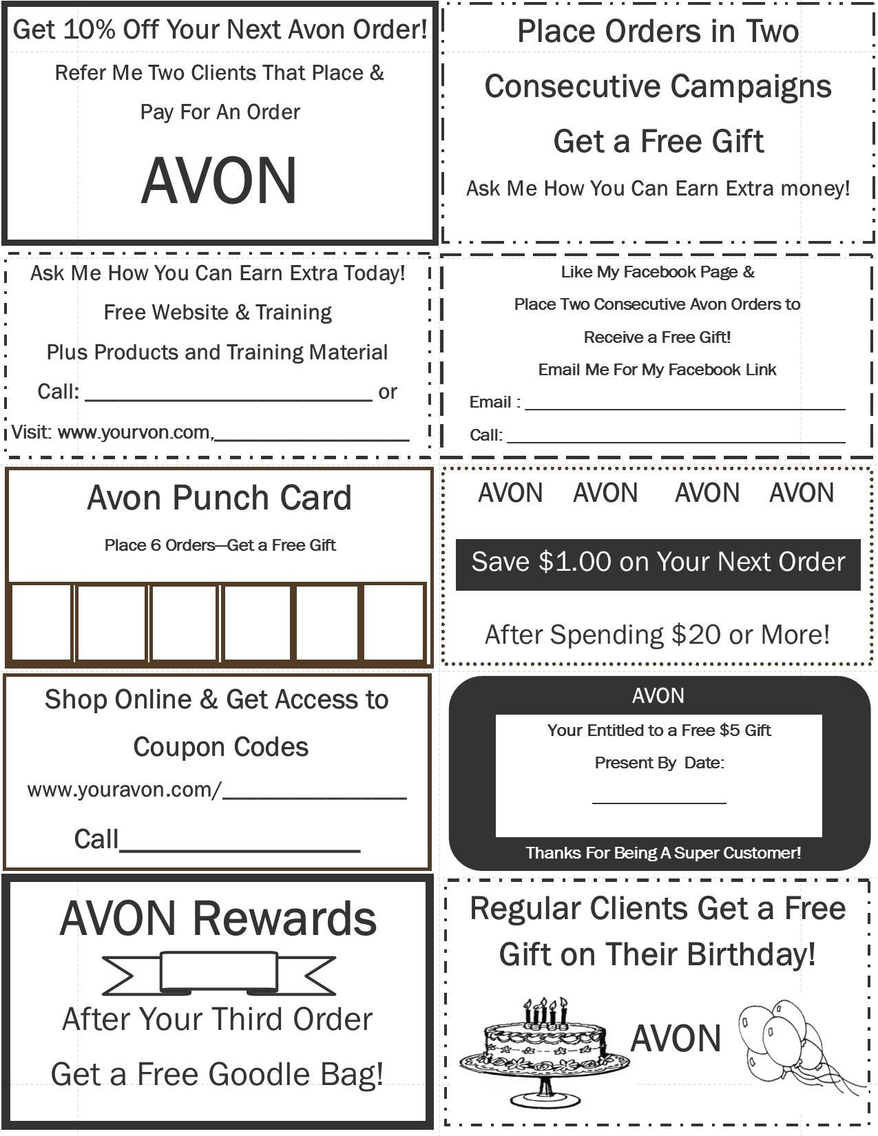 43 Avon Ideas Avon Avon Business Avon Marketing - Free Printable Avon Flyers
