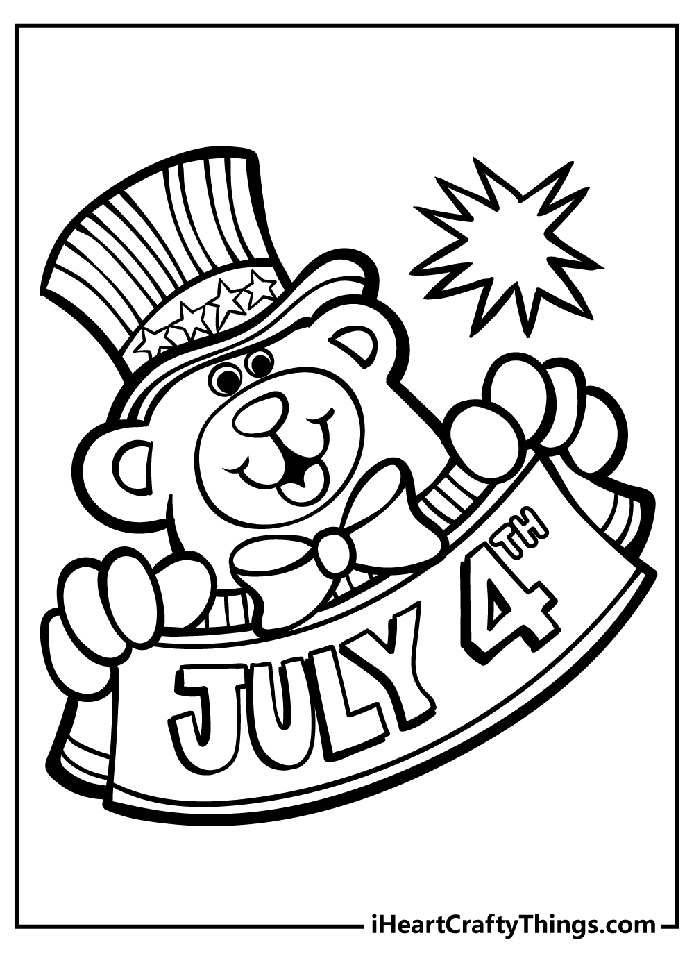 4th Of July Coloring Pages 100 Free Printables - Free Printable 4th of July Coloring Pages