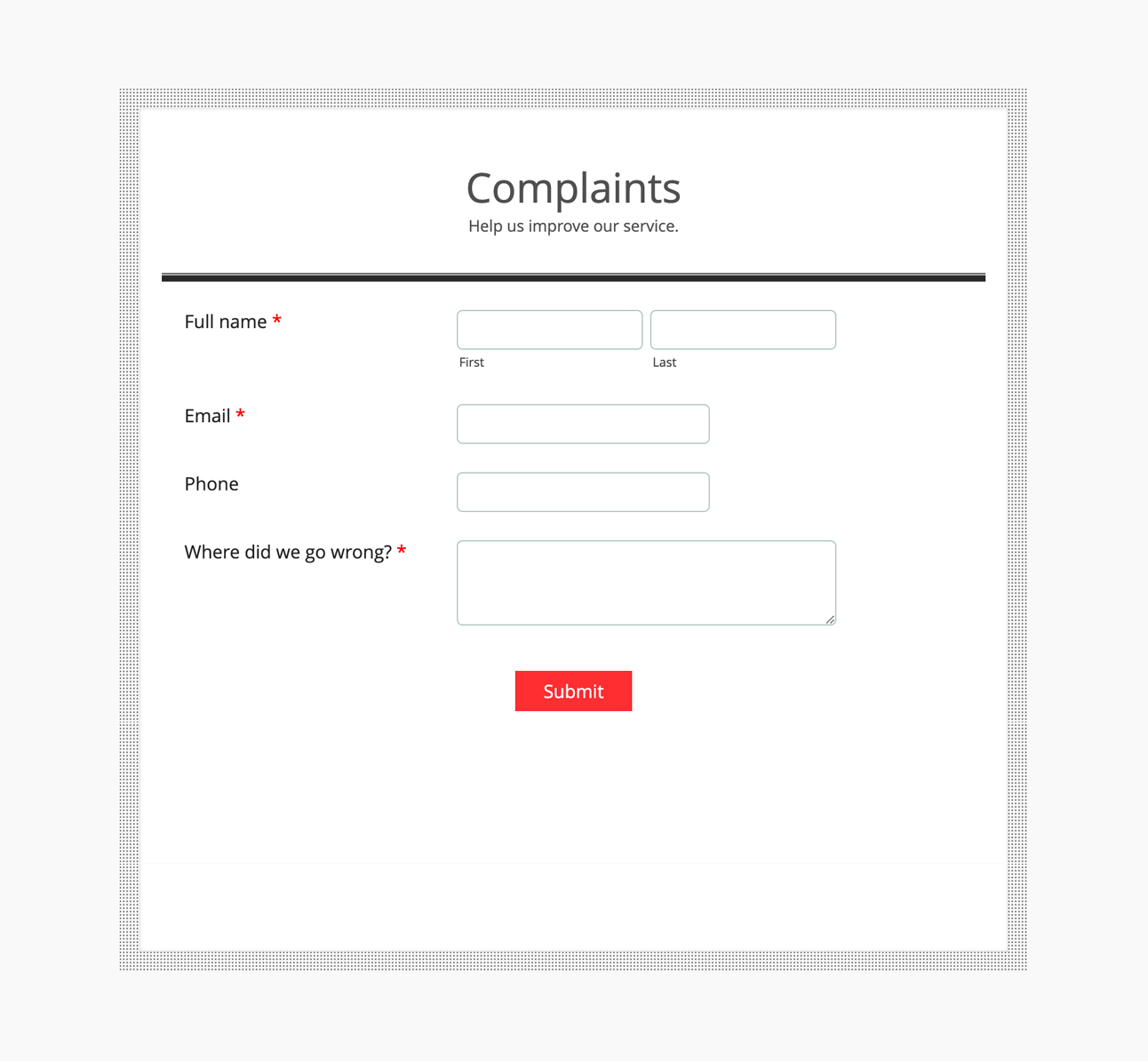 50 Free Form Templates Simple HTML Form Templates Zoho Forms - Find Free Printable Forms Online