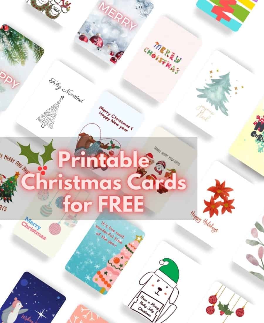 50 Printable Christmas Cards For Free CheerfulCouple - Christmas Cards For Grandparents Free Printable