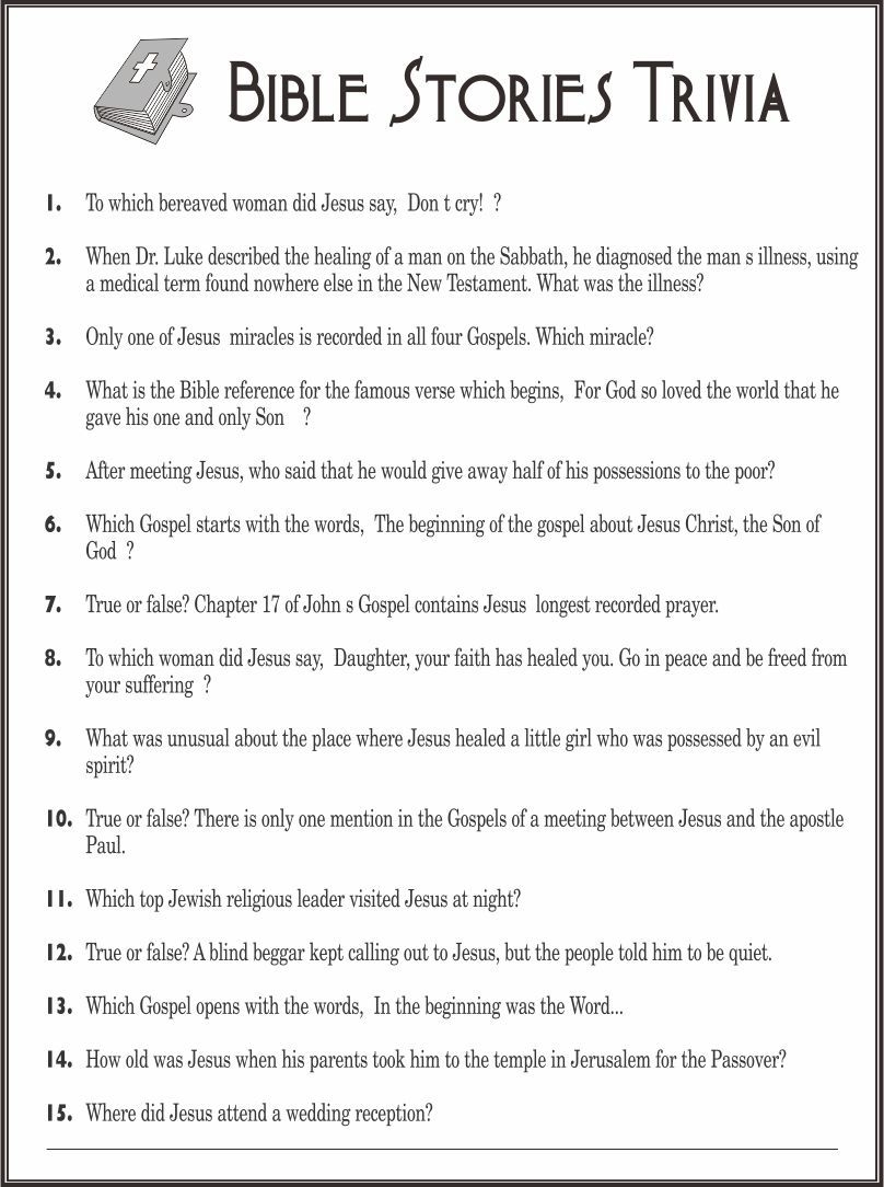 6 Best Youth Bible Trivia Questions Printable PDF For Free At Printablee Bible Facts Bible Quiz Questions Bible Quiz - Free Bible Questions and Answers Printable
