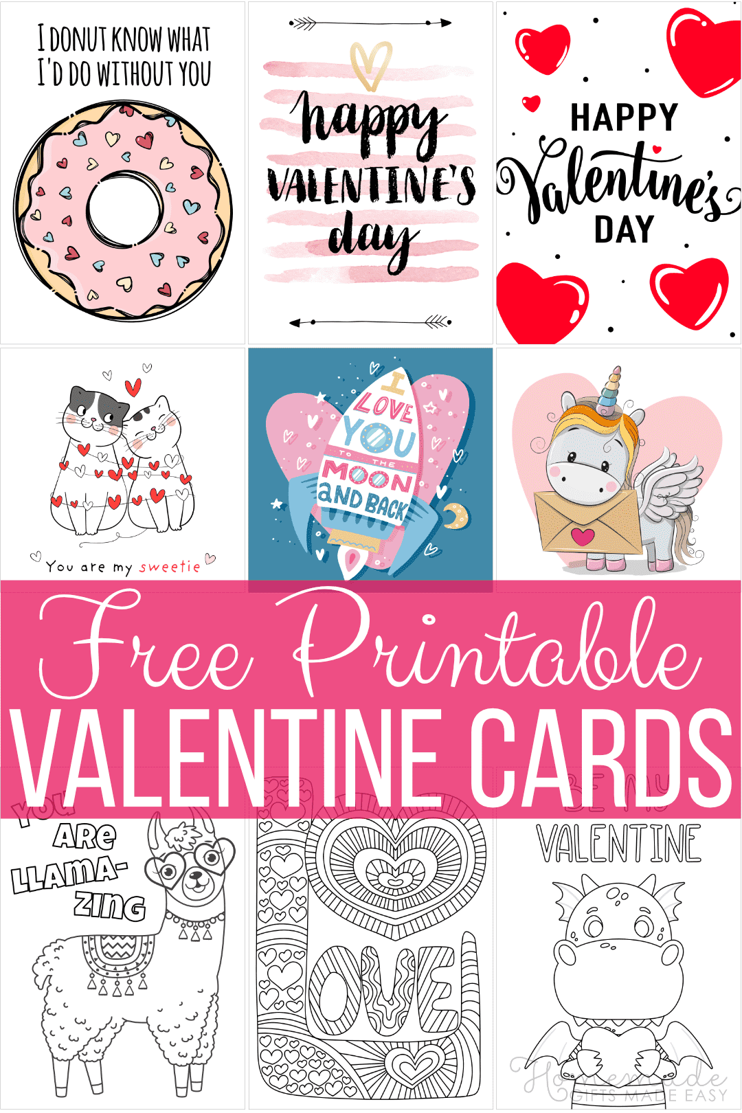 80 Free Printable Valentine Cards For 2024 - Free Printable Childrens Valentines Day Cards