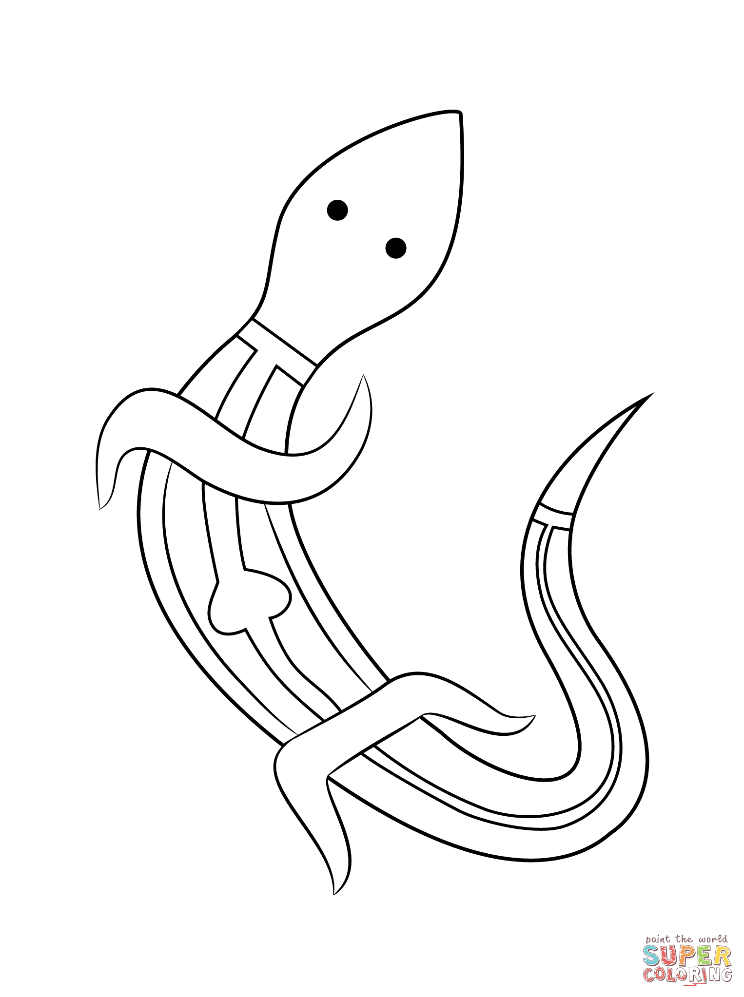 Aboriginal Painting Of Lizard Coloring Page Free Printable Coloring Pages - Free Printable Aboriginal Colouring Pages
