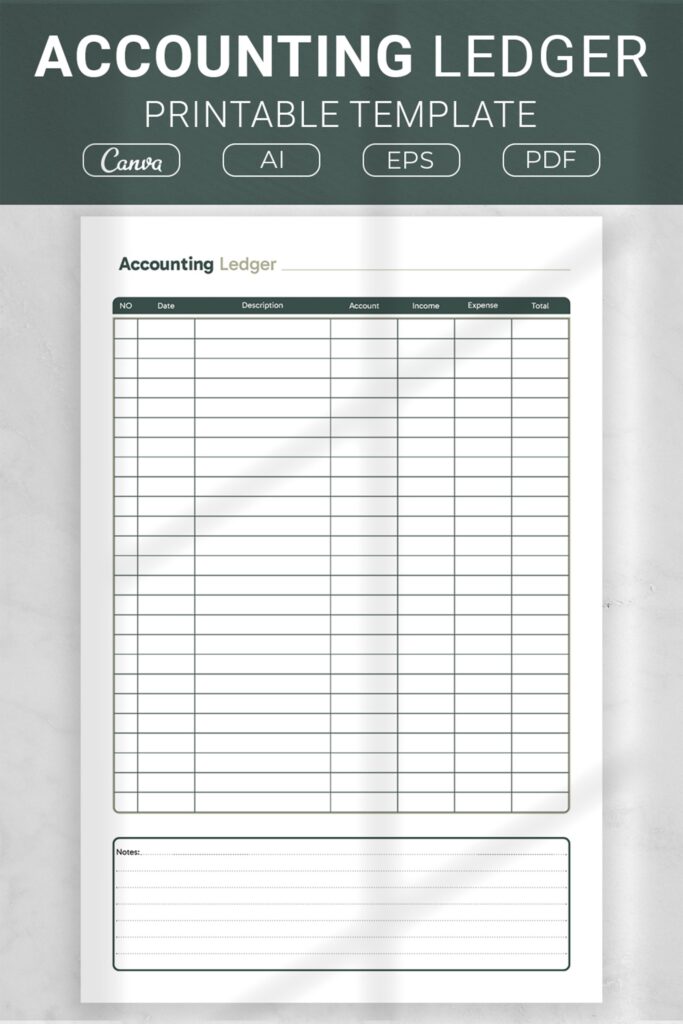 Free Printable Accounting Ledger | FREE Printable Hub