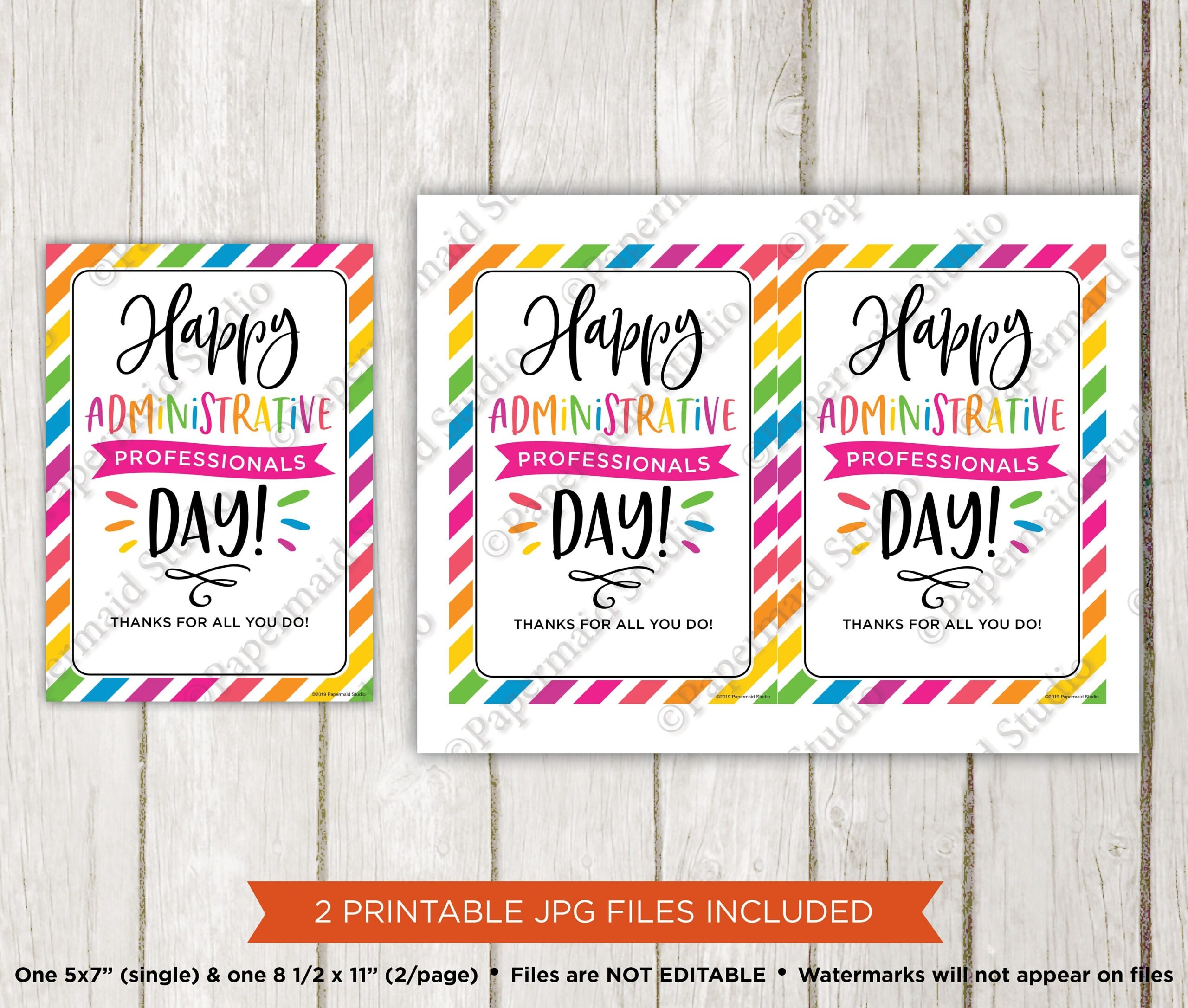 Administrative Professionals Day Gift Administrative Professionals Day Card Admin Professionals Day Printable Employee Appreciation Tag Etsy - Administrative Professionals Cards Printable Free