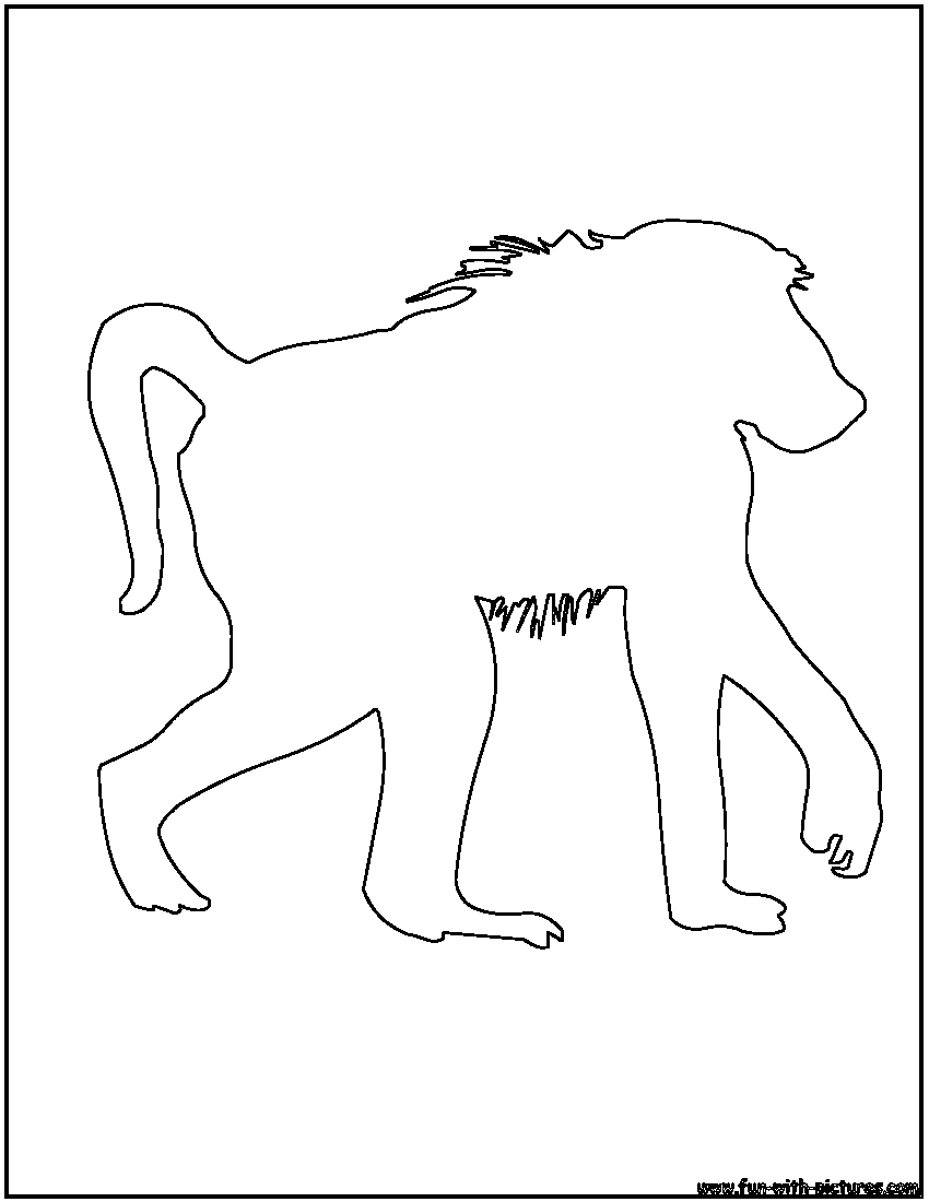 African Animal Outlines Coloring Pages Free Printable Colouring Pages For Kids To Print And Color In - Free Printable Arty Animal Outlines