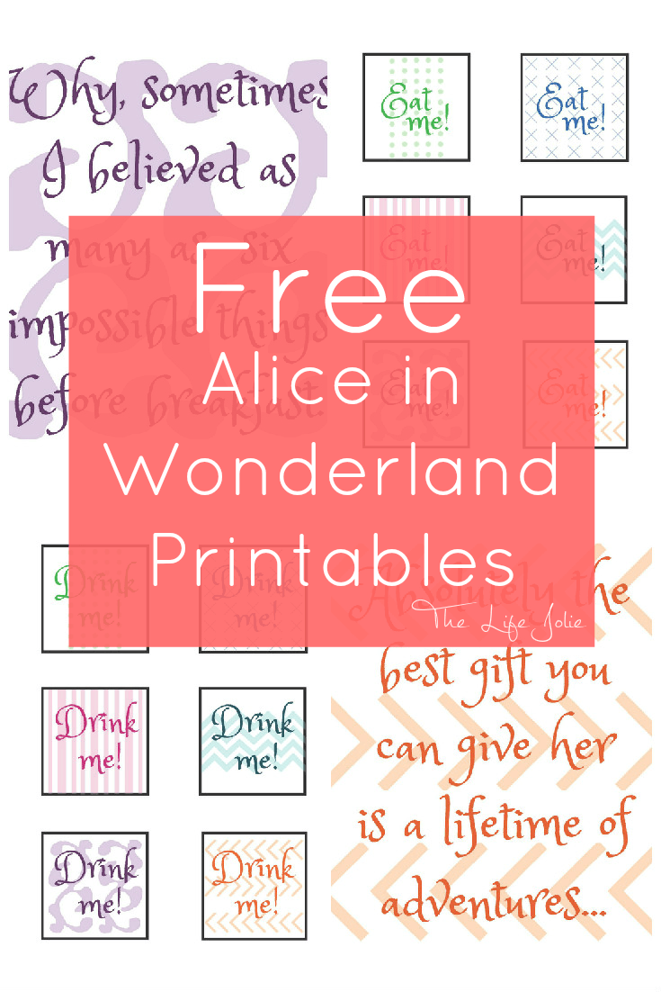 Alice In Wonderland Signs And Free Printables Alice In Wonderland Sign Alice In Wonderland Party Alice In Wonderland Tea Party Birthday - Alice In Wonderland Signs Free Printable