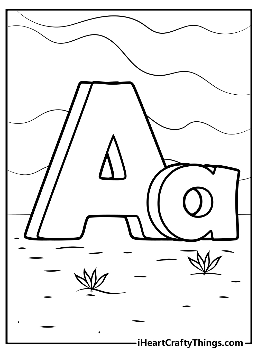 Alphabet Coloring Pages 100 Free Printables - Free Printable Alphabet Letters To Color