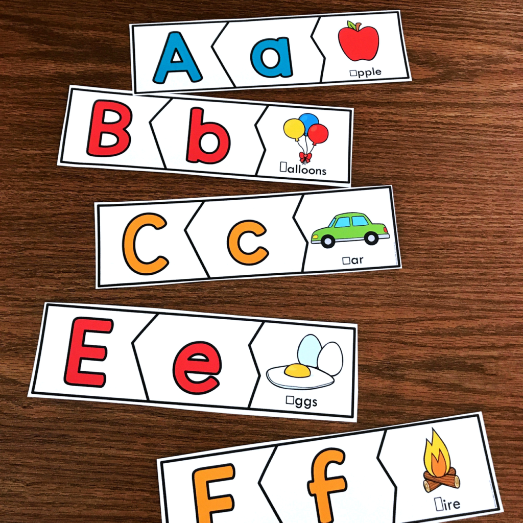 Alphabet Puzzles FREEBIE A Kinderteacher Life - Free Printable Alphabet Puzzles