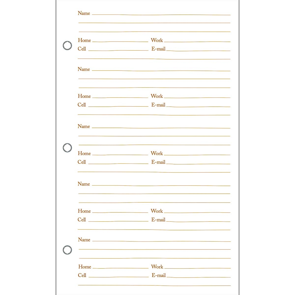 Amazon LANG Address Book Refill Pages 0113100 Telephone And Address Books Office Products - Free Printable Address Book Pages