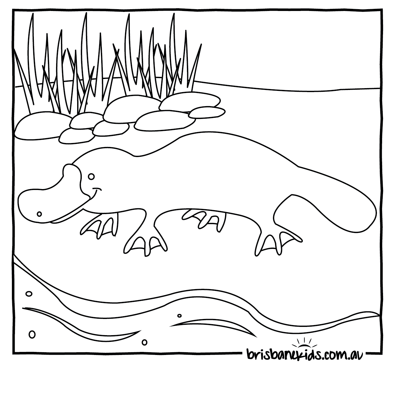 Australian Animals Colouring Pages Brisbane Kids - Free Printable Aboriginal Colouring Pages