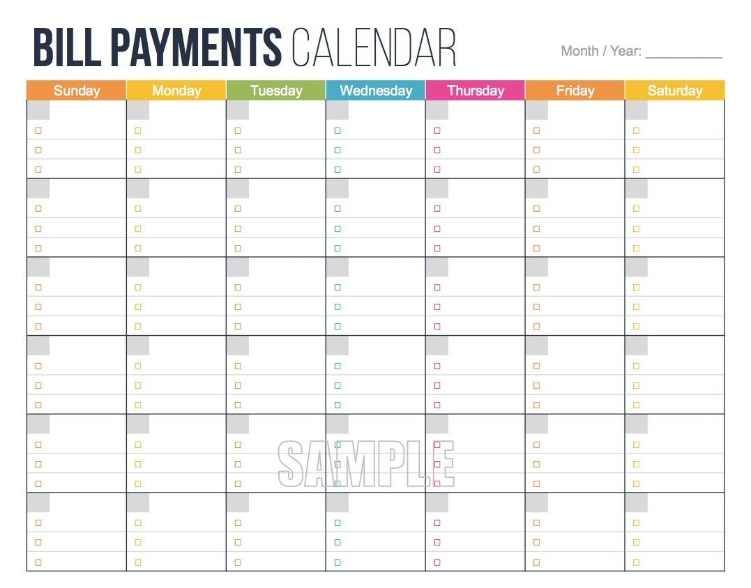 Awesome Free Printable Bill Payment Calendar Free Printable Calendar Monthly Finance Organization Printables Budget Calendar Bill Calendar - Free Printable Bill Payment Schedule