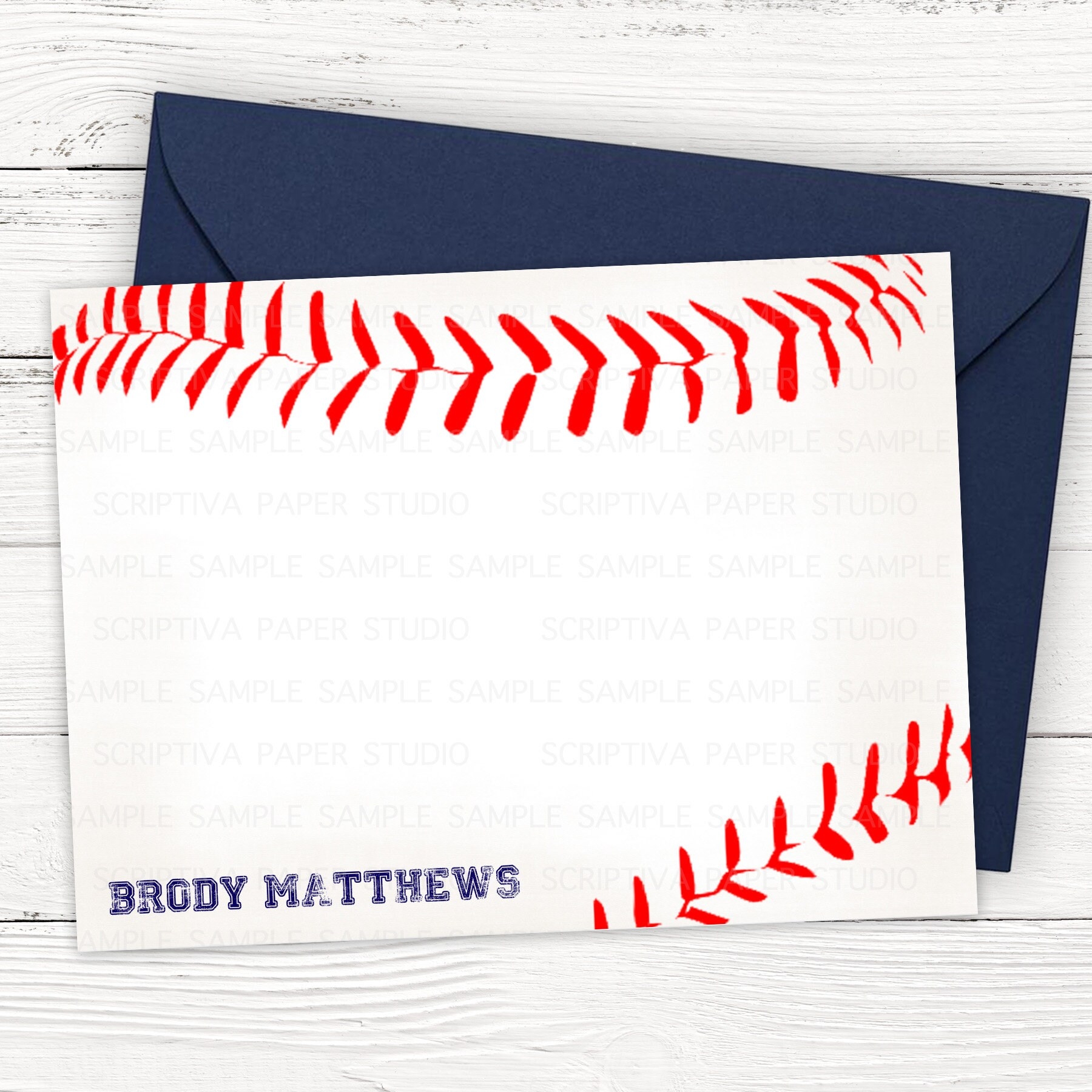Baseball Stationery Thank You Note Cards Etsy - Free Printable Baseball Stationery