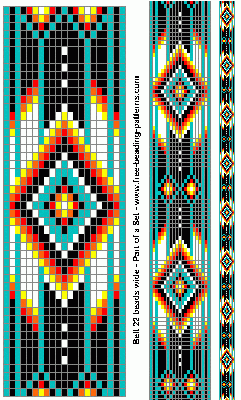 Bead Pattern Convert For Different Design Native American Beadwork Patterns Bead Weaving Patterns Bead Loom Patterns - Free Printable Bead Loom Patterns