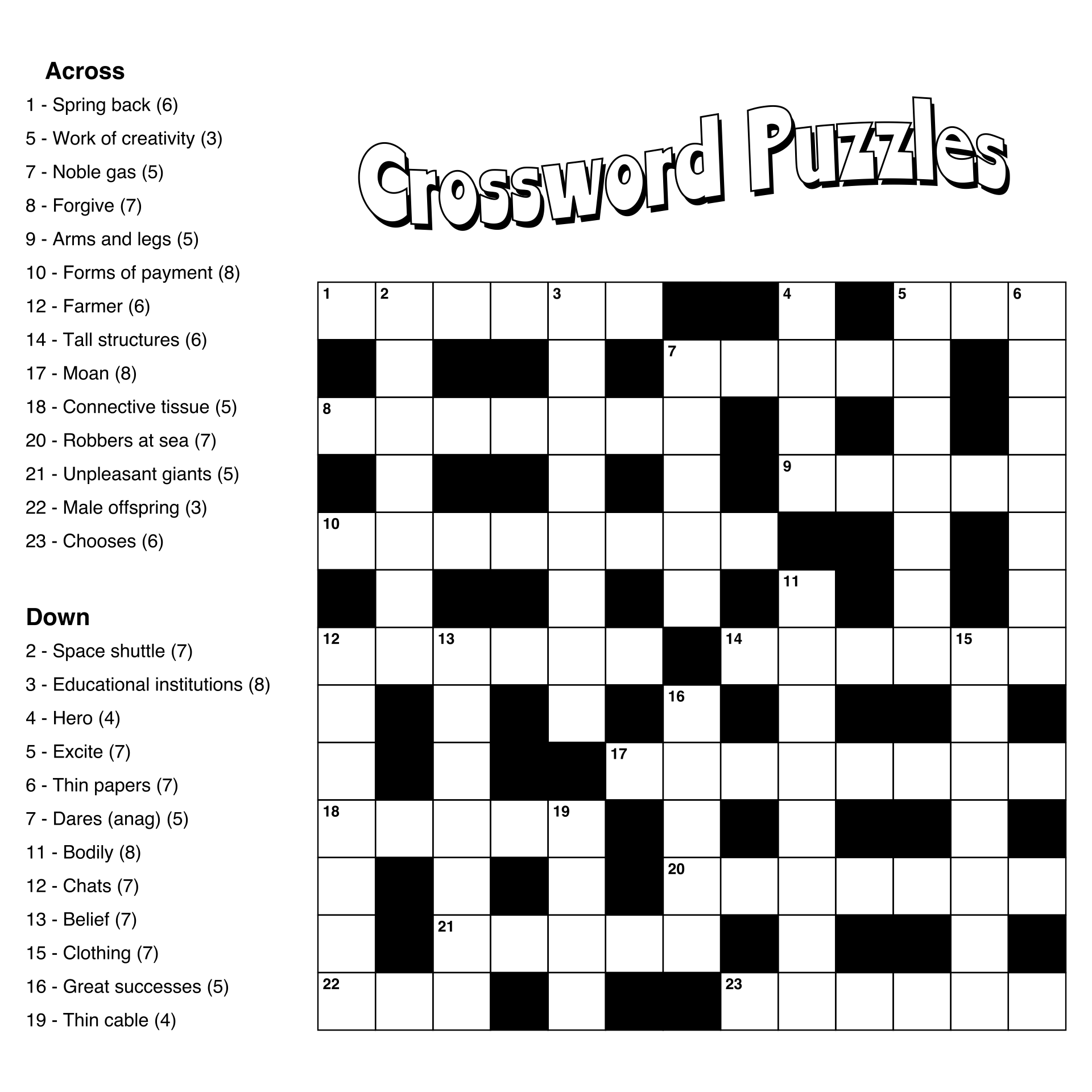 Best Printable Puzzles Printablee Crossword Puzzles Crossword Crossword Puzzle - Free Easy Printable Crossword Puzzles For Kids
