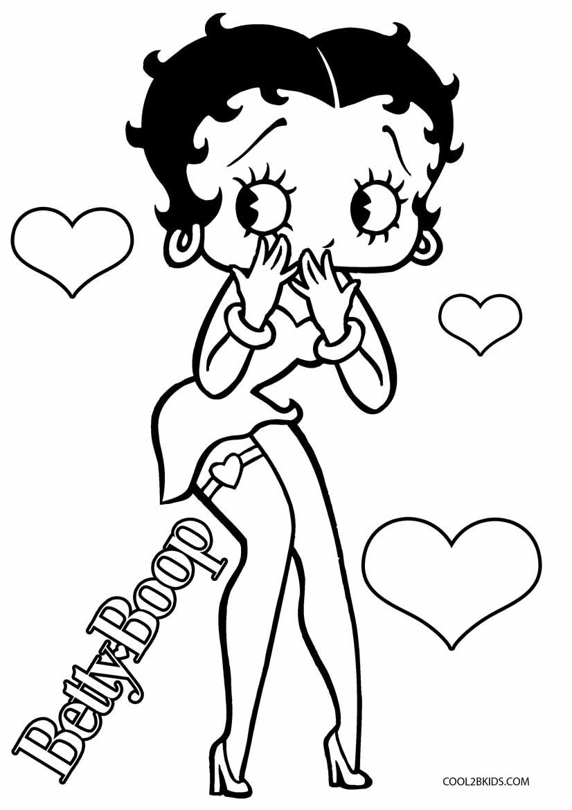 Betty Boop Coloring Pages Free Printable Betty Boop Coloring Pages For Kids Cool2bkids Birijus Betty Boop Tattoos Cartoon Coloring Pages Coloring Pages - Free Printable Betty Boop