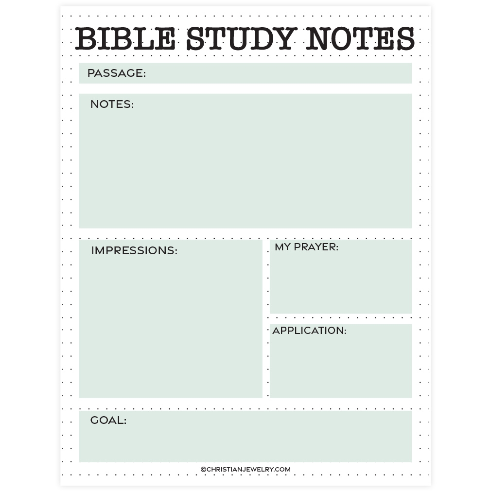 Bible Study Page Dots Free Christian Printables - Bible Lessons For Adults Free Printable