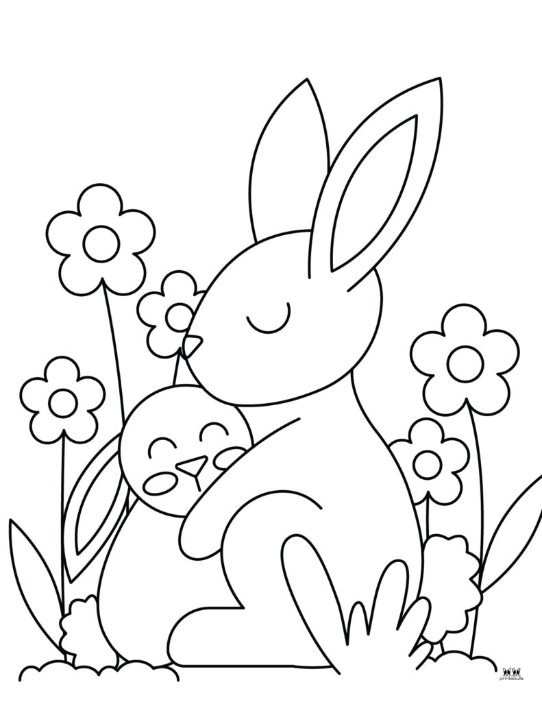 Bunny Coloring Pages 28 FREE Pages Printabulls - Free Printable Bunny Pictures