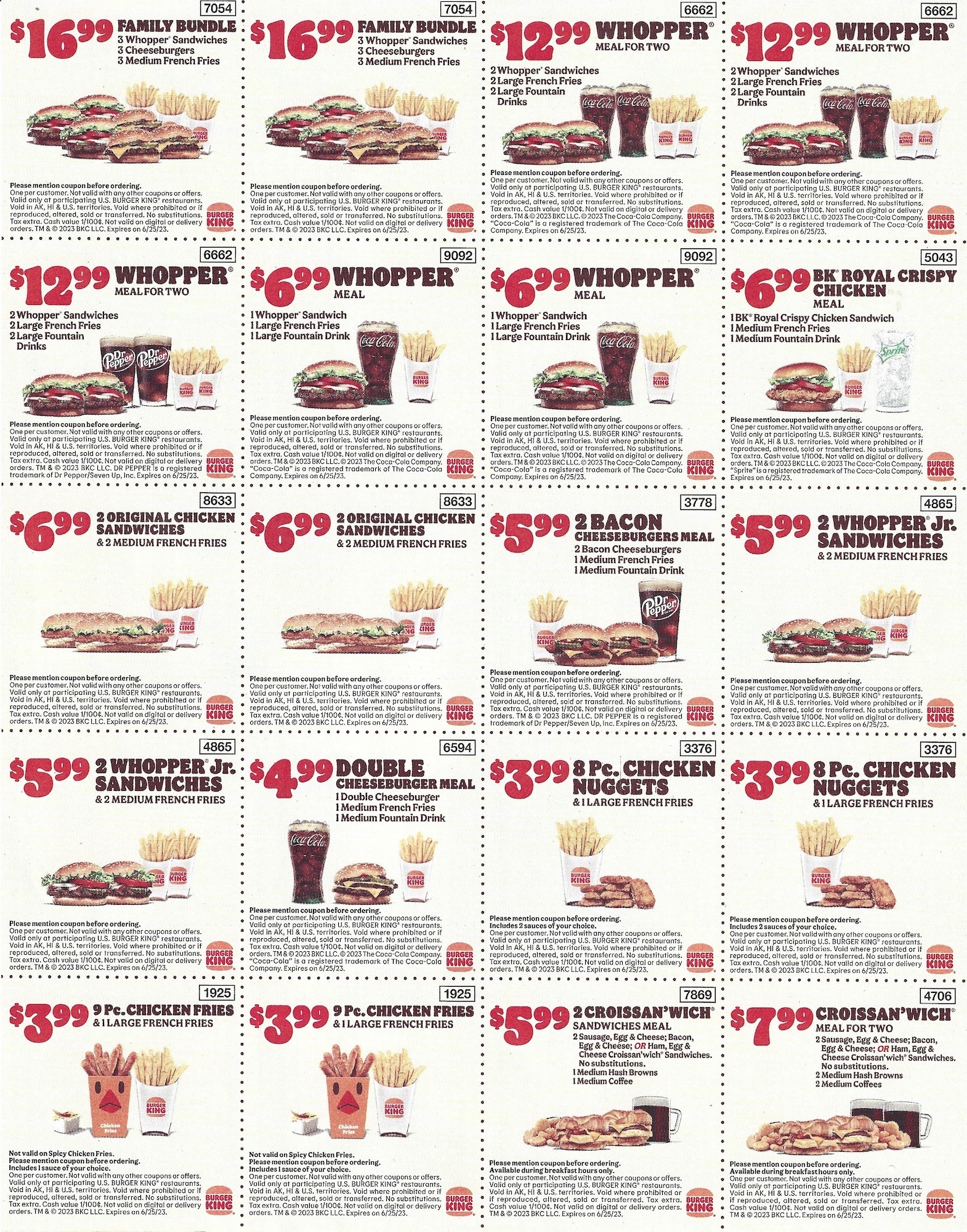 Burger King Coupons Expires 06 25 2023 - Burger King Free Coupons Printable