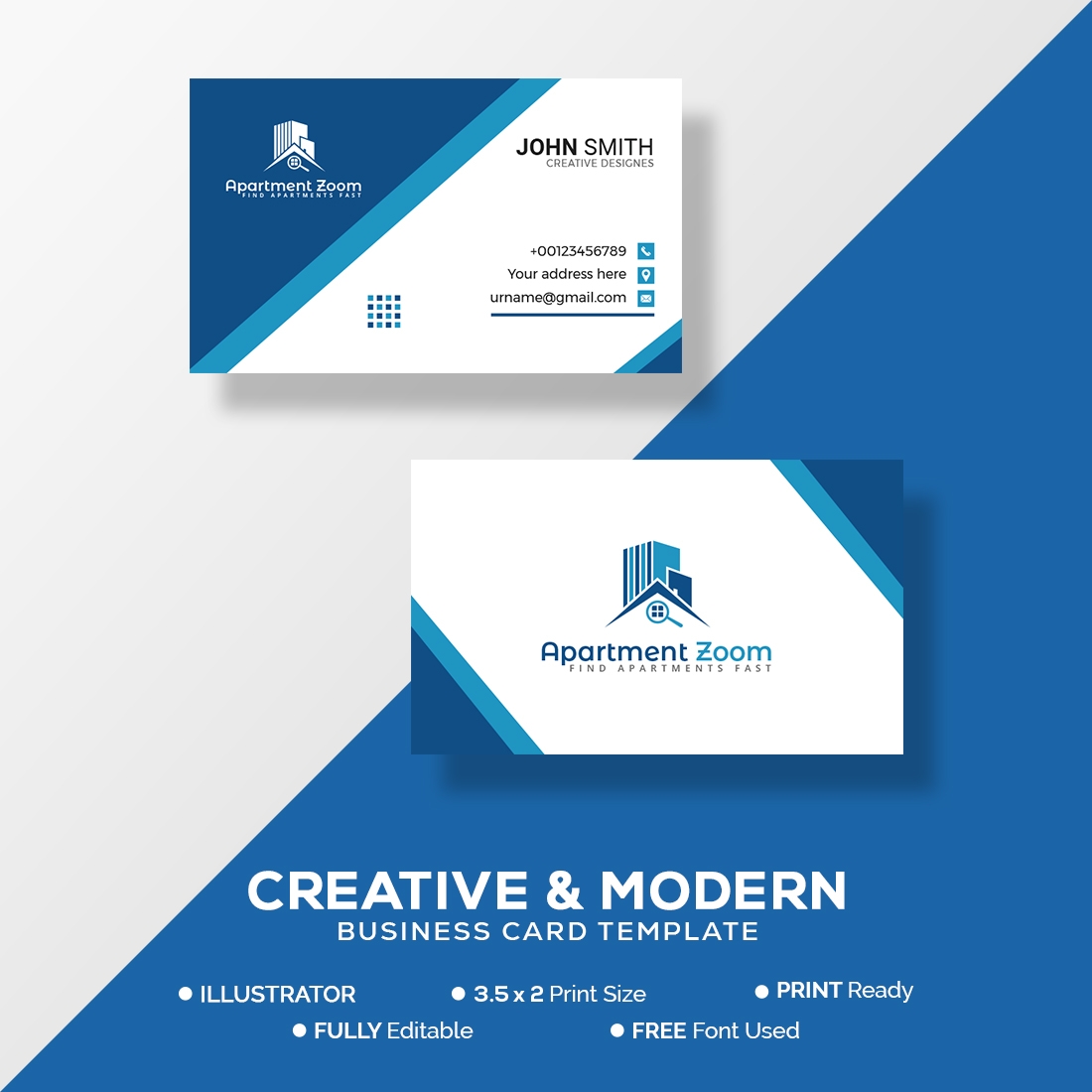 Business Card And Visiting Card Design For Print Ready MasterBundles - Free Printable Business Card Templates For Teachers