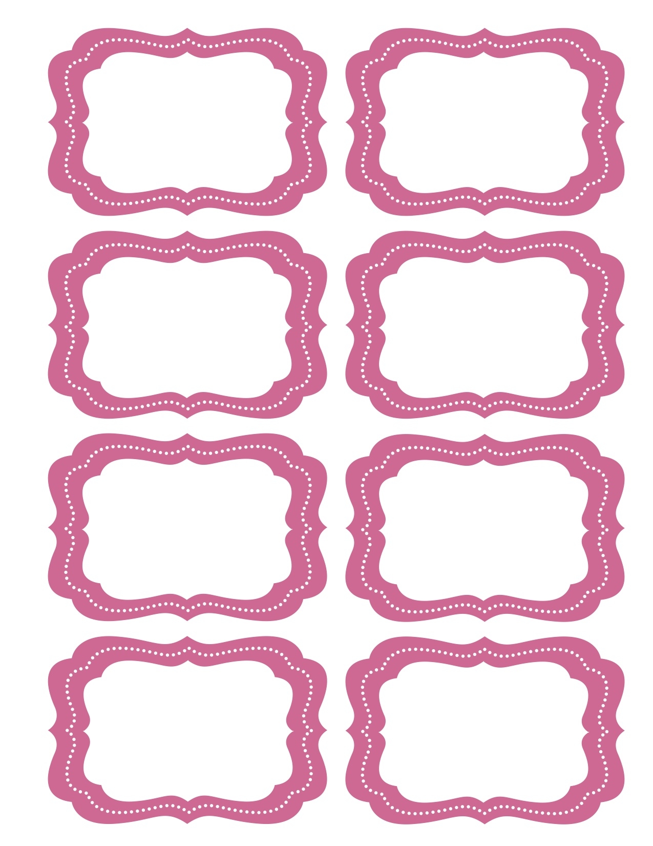 Candy Labels Blank Free Images At Clker Vector Clip Art Online Royalty Free Public Domain - Free Printable Candy Buffet Labels Templates