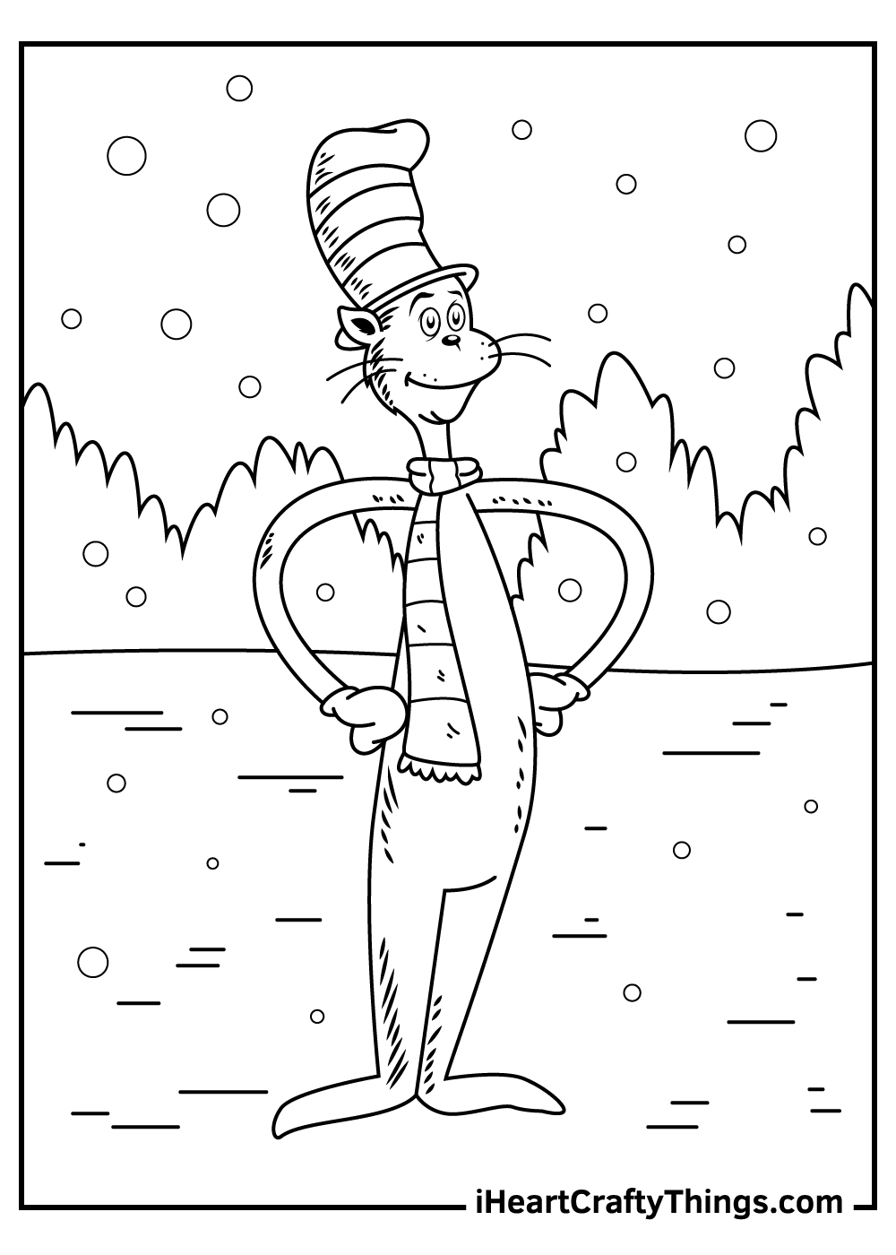Cat In The Hat Coloring Pages 100 Free Printables - Cat In The Hat Free Printable Worksheets