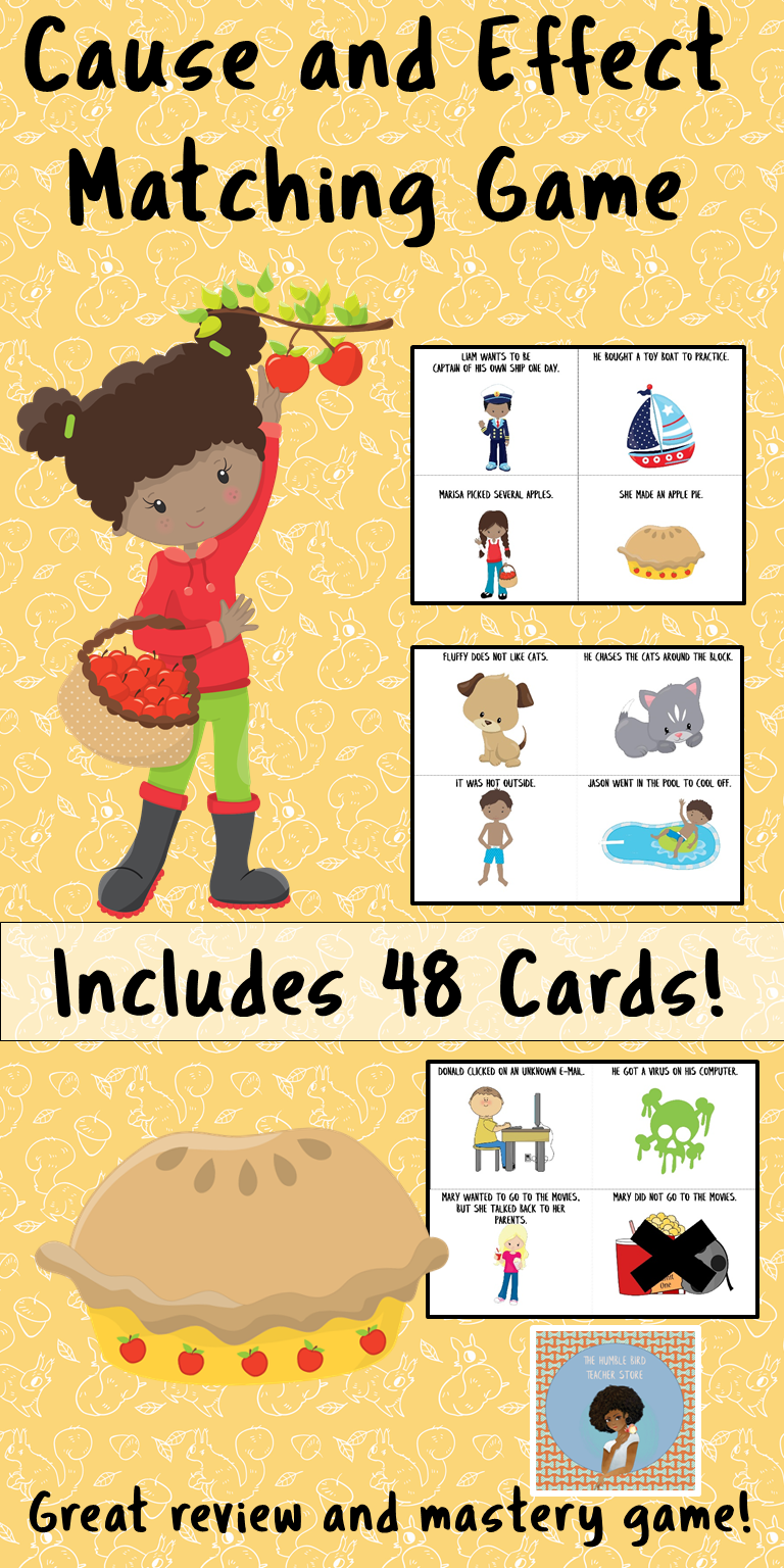 Cause And Effect Matching Game Cause And Effect Cause And Effect Activities Cause And Effect Worksheets - Free Printable Cause and Effect Picture Cards