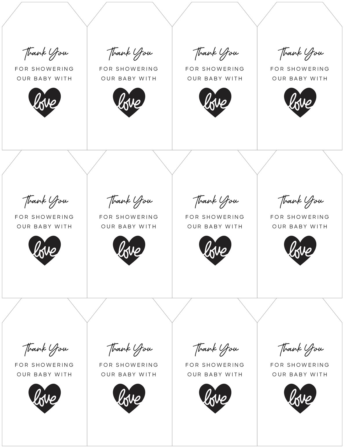 Charming Baby Shower Favor Tags Free Printable For Your Thank You Gifts Skip To My Lou - Free Printable Baby Shower Favor Tags