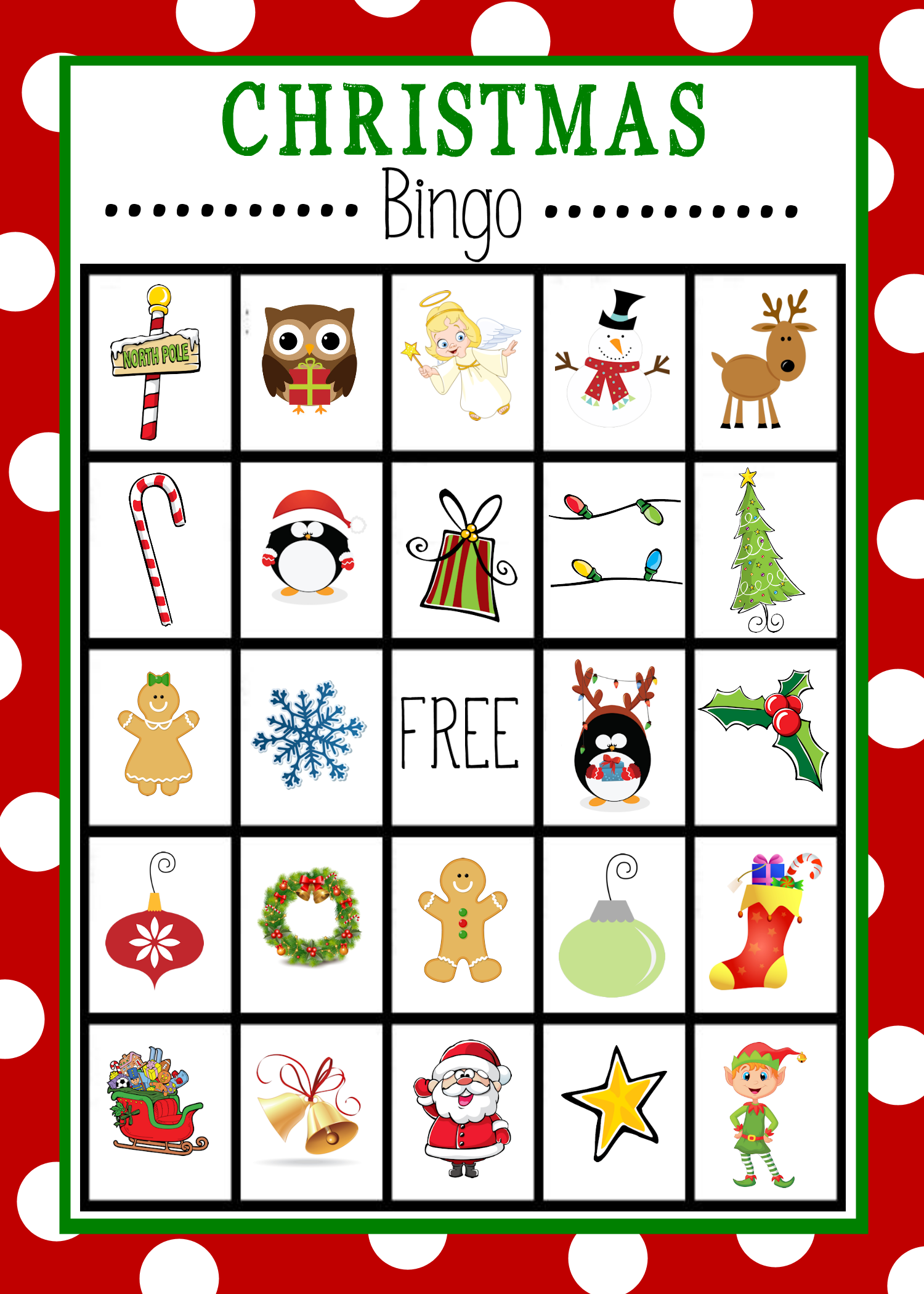 Christmas Bingo Crazy Little Projects - Free Christmas Bingo Game Printable