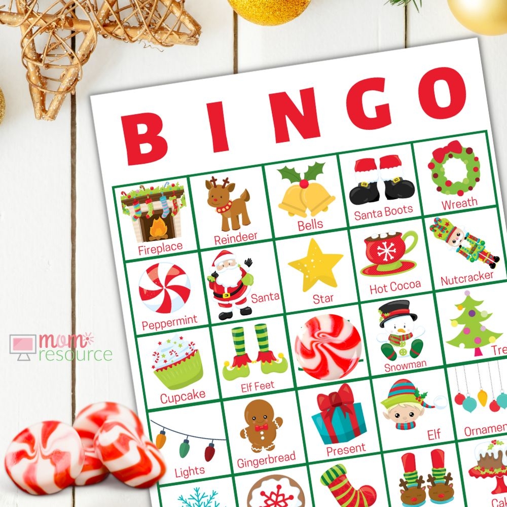Christmas Bingo For Large Group 1 000 Printable Bingo Cards - Free Printable Bingo Cards For Large Groups