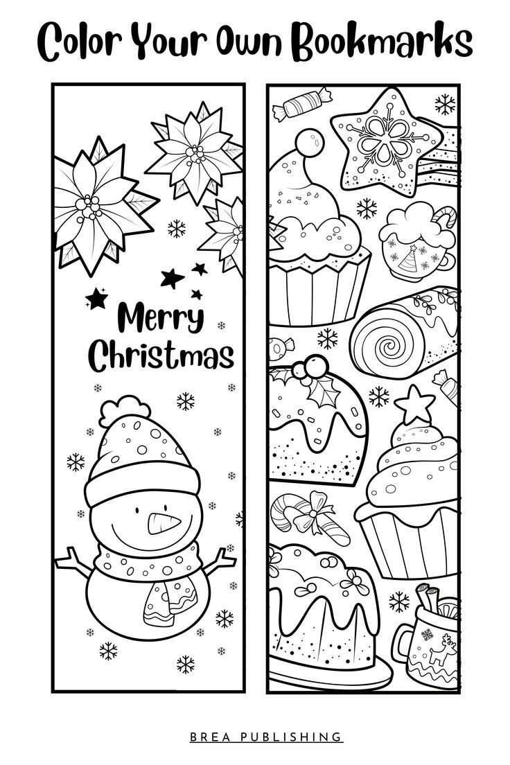 Colorful Christmas Bookmarks For Kids - Free Printable Bookmarks For Christmas