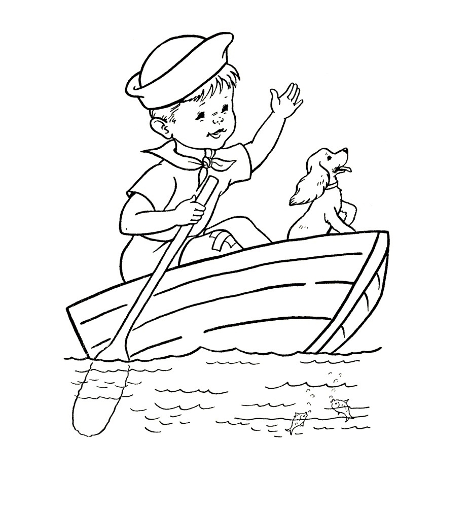 Coloring Pages Free Printable Boat Coloring Pages For Kids - Free Printable Boat Pictures