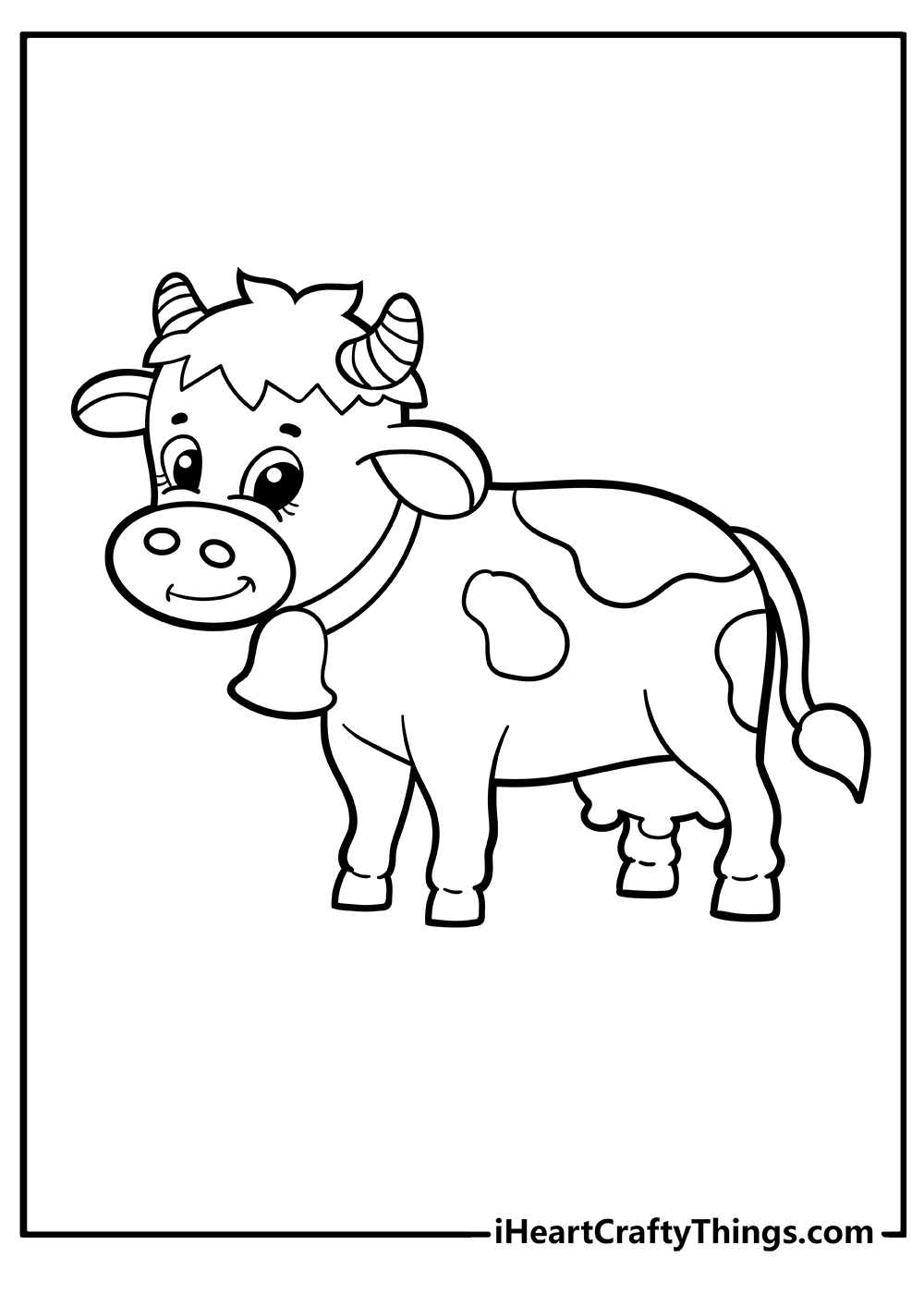 Cow Coloring Pages 100 Free Printables - Coloring Pages of Cows Free Printable